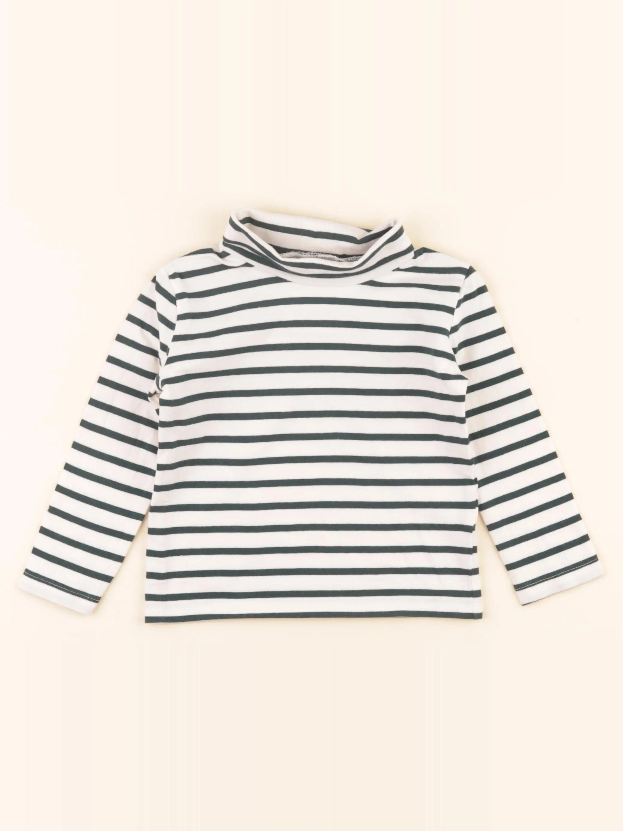 Vertbaudet - sous-pull vert - 2 ans