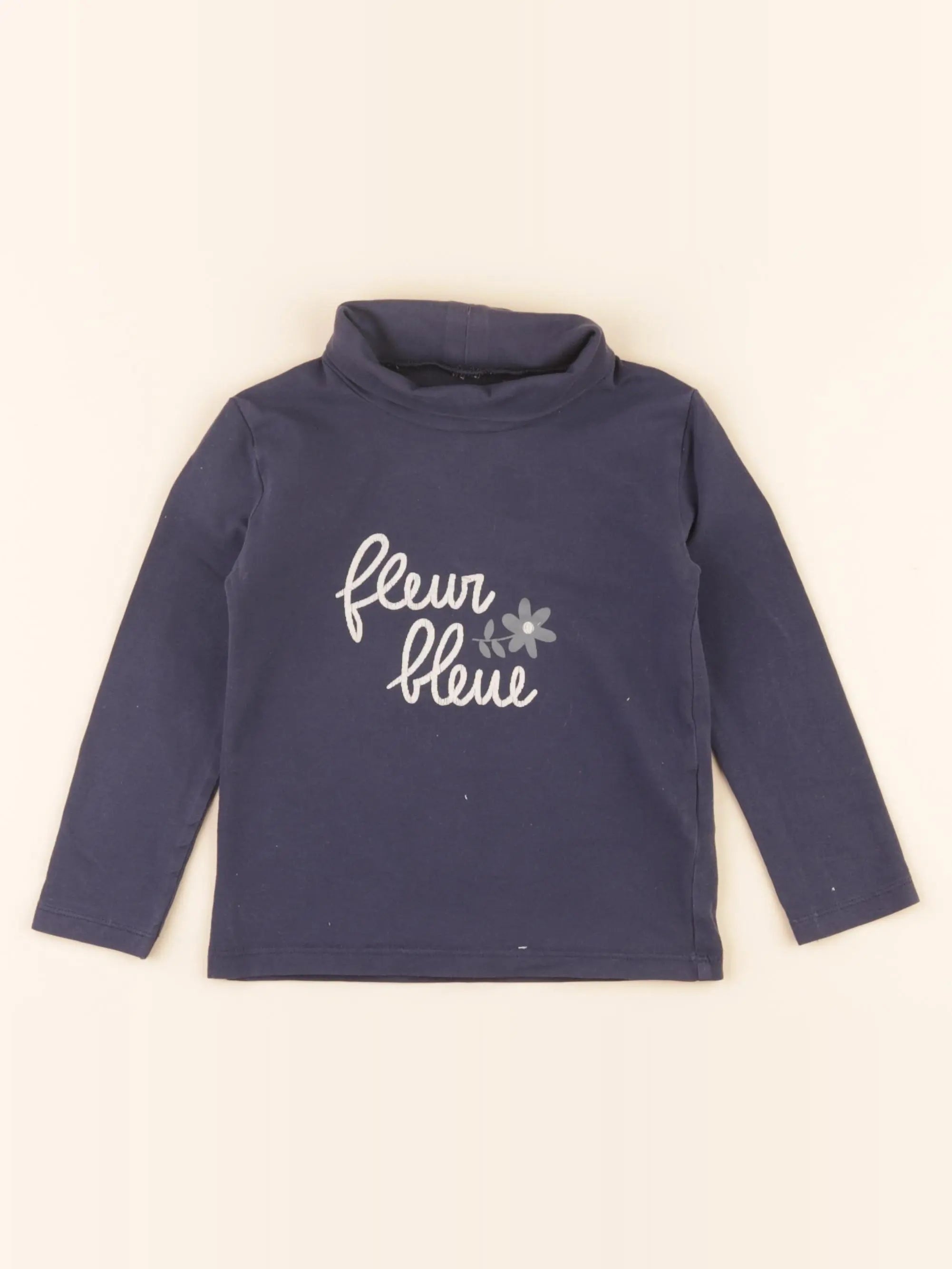 Vertbaudet - sous-pull bleu - 2 ans