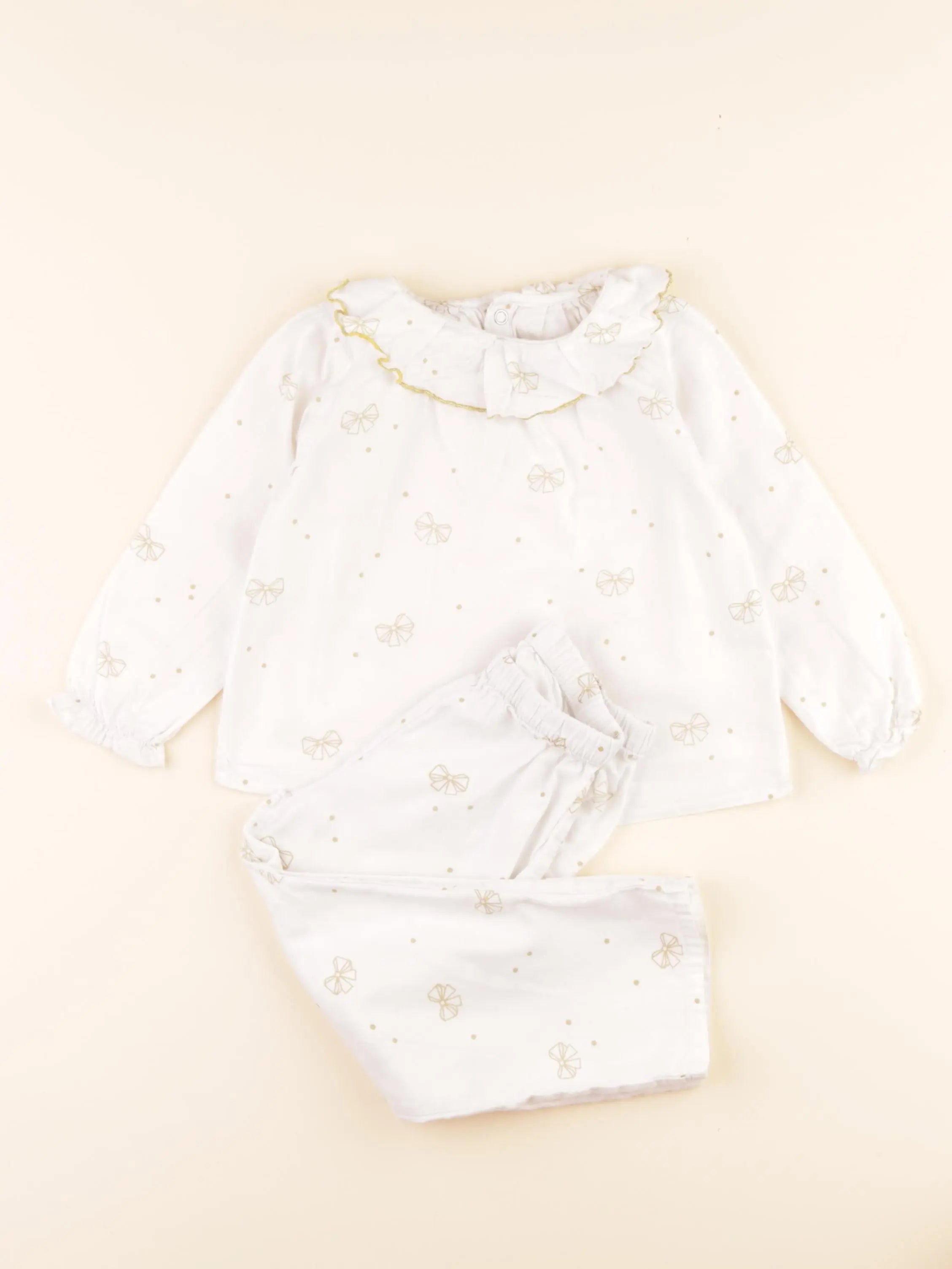 Jacadi - pyjama coton blanc - 2 ans