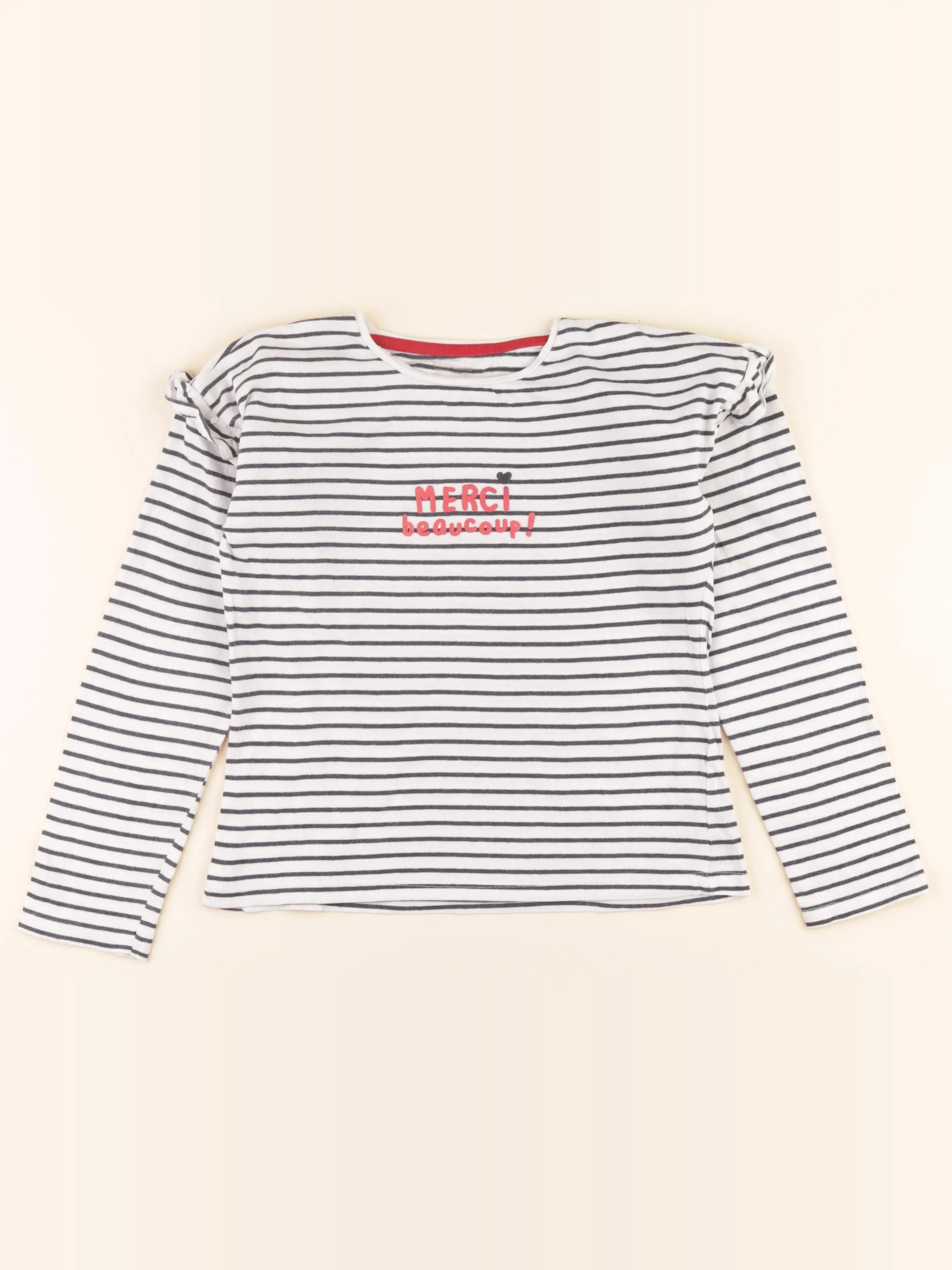 Vertbaudet - tee-shirt bleu - 10 ans