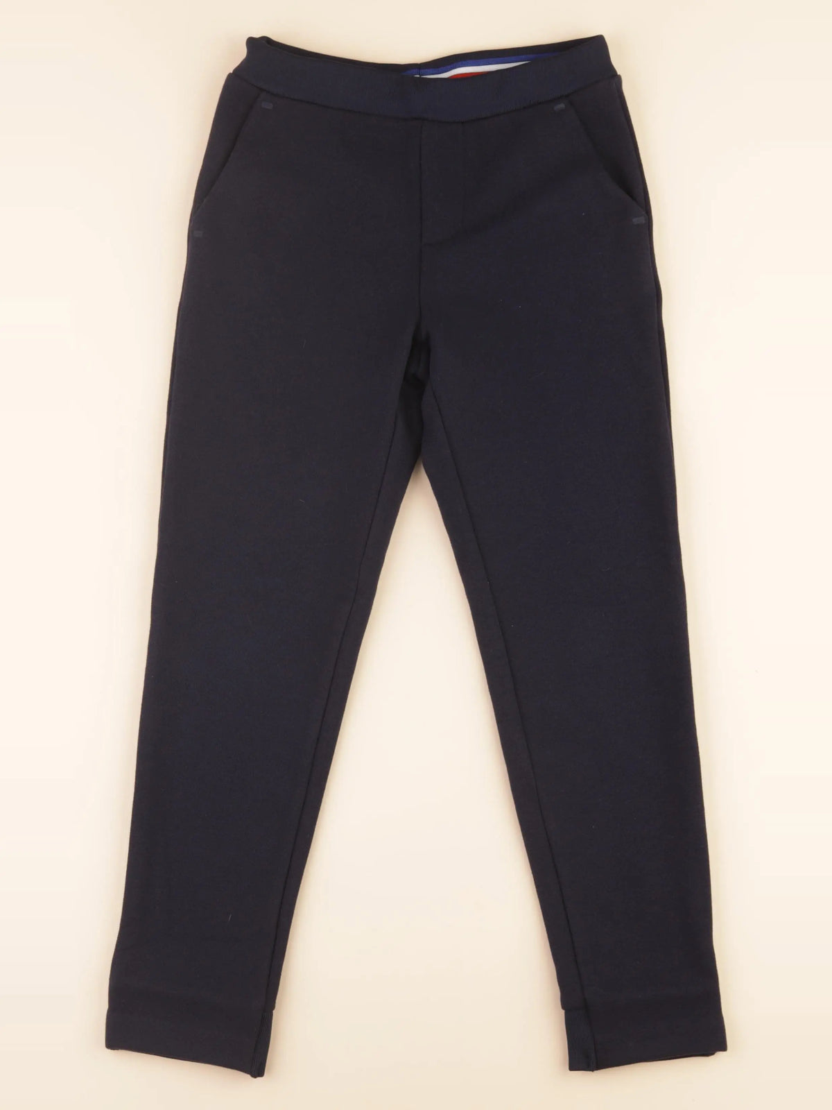 Jacadi - pantalon doublé bleu - 8 ans