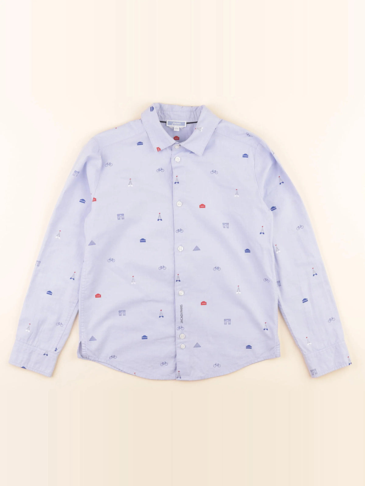 Jacadi - chemise bleu - 10 ans