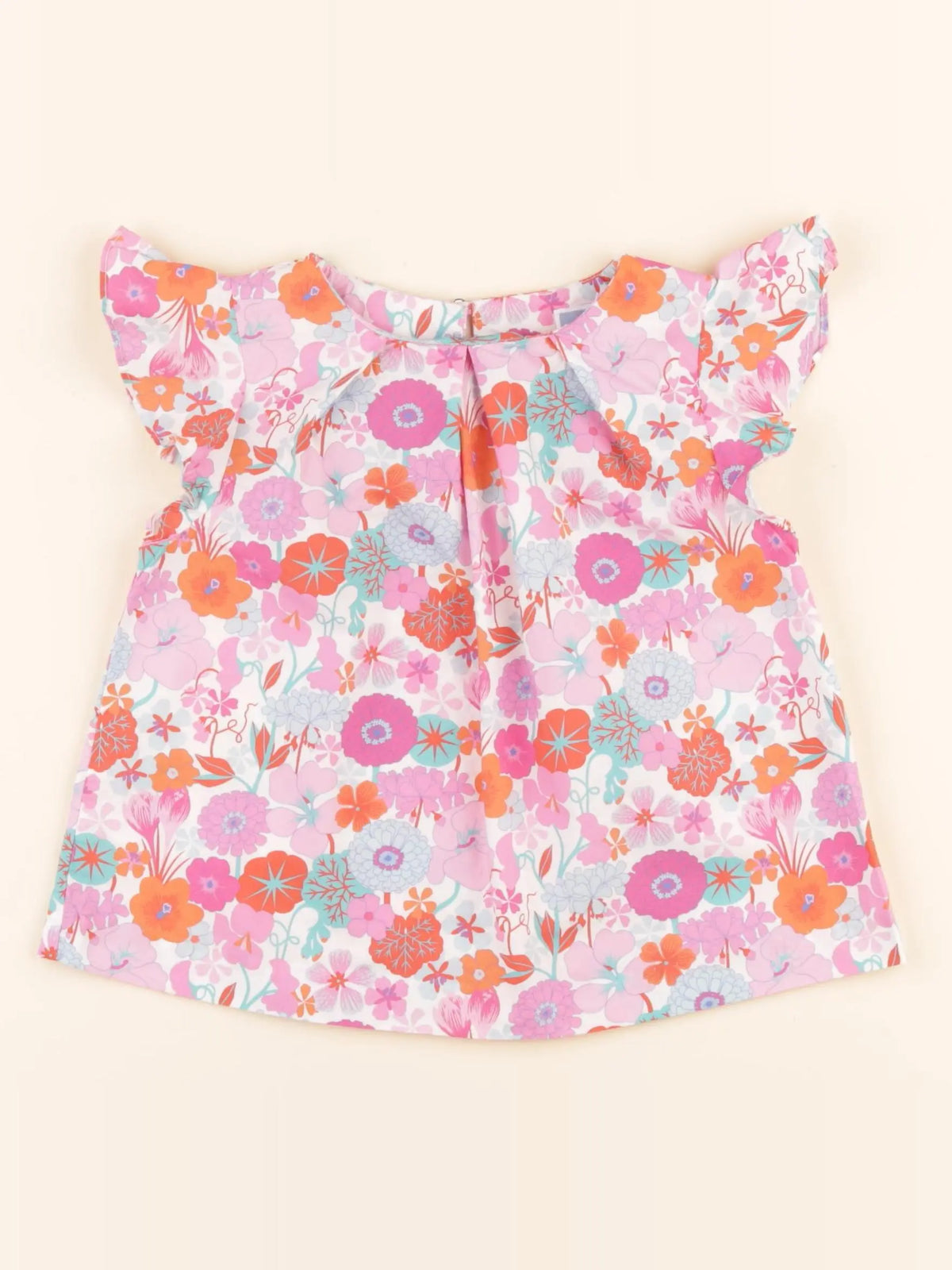 Jacadi - blouse liberty multicolore - 4 ans
