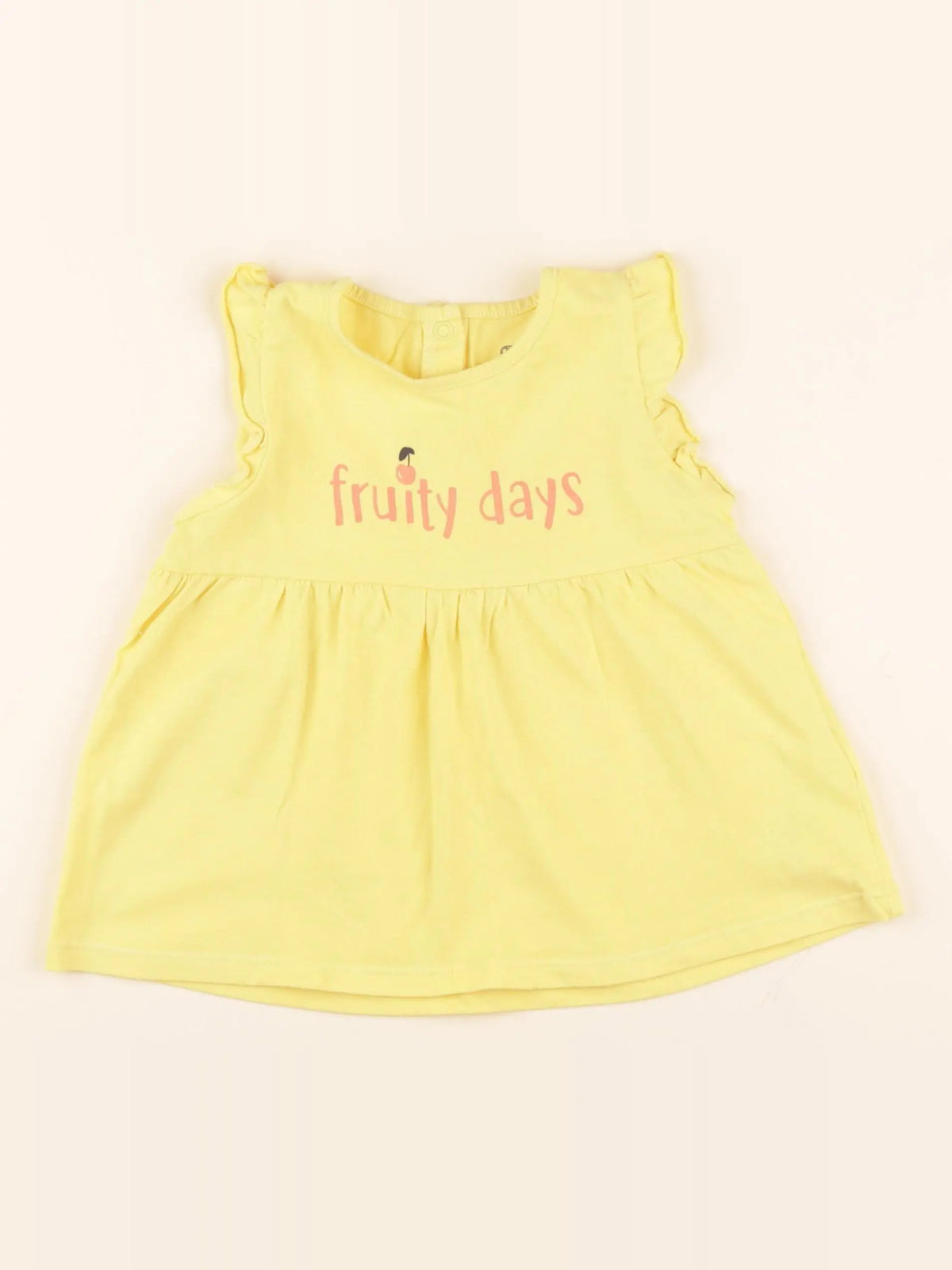 La Redoute - tee-shirt jaune - 3 ans