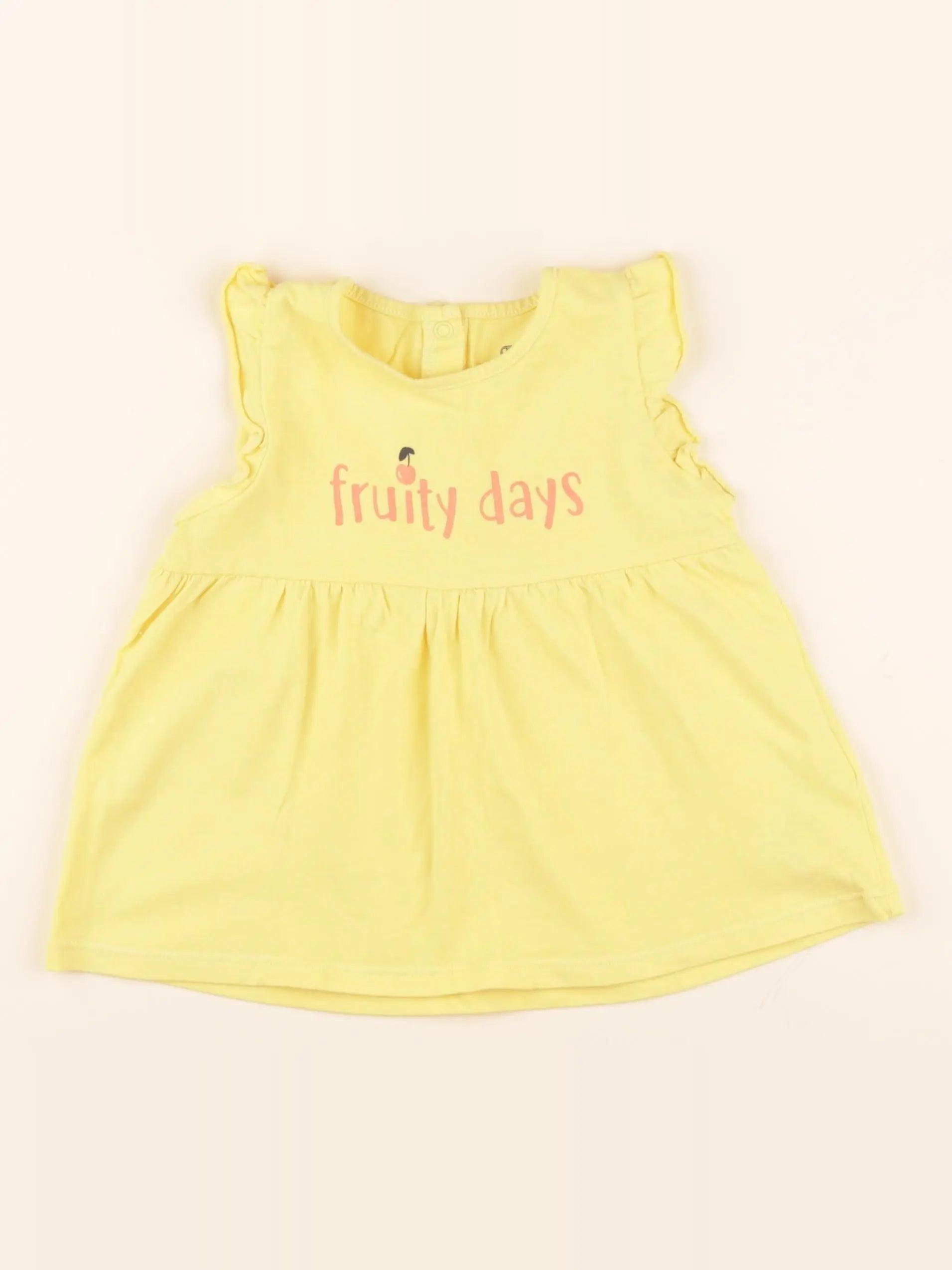 La Redoute - tee-shirt jaune - 3 ans