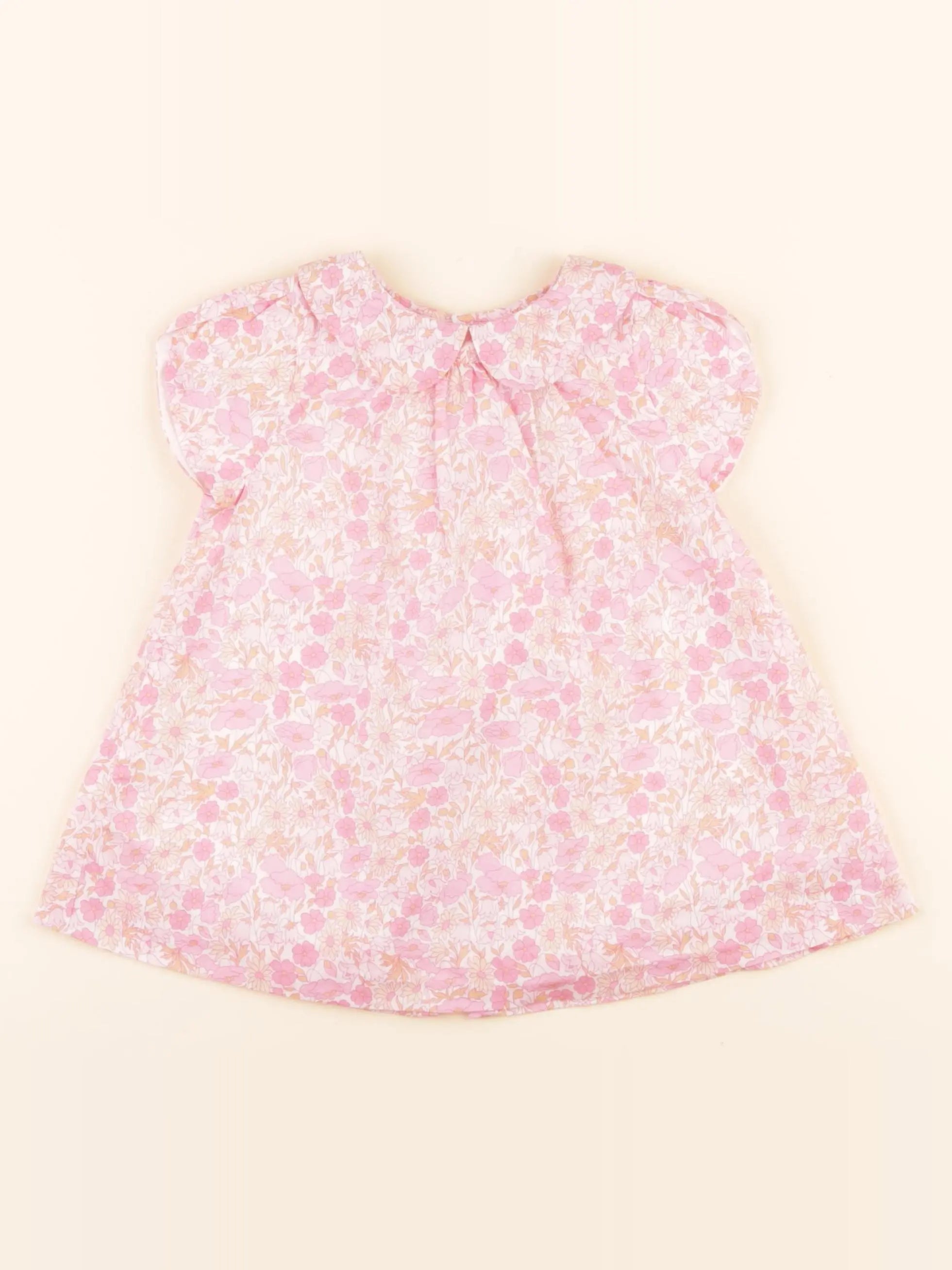 Jacadi - robe liberty rose - 12 mois