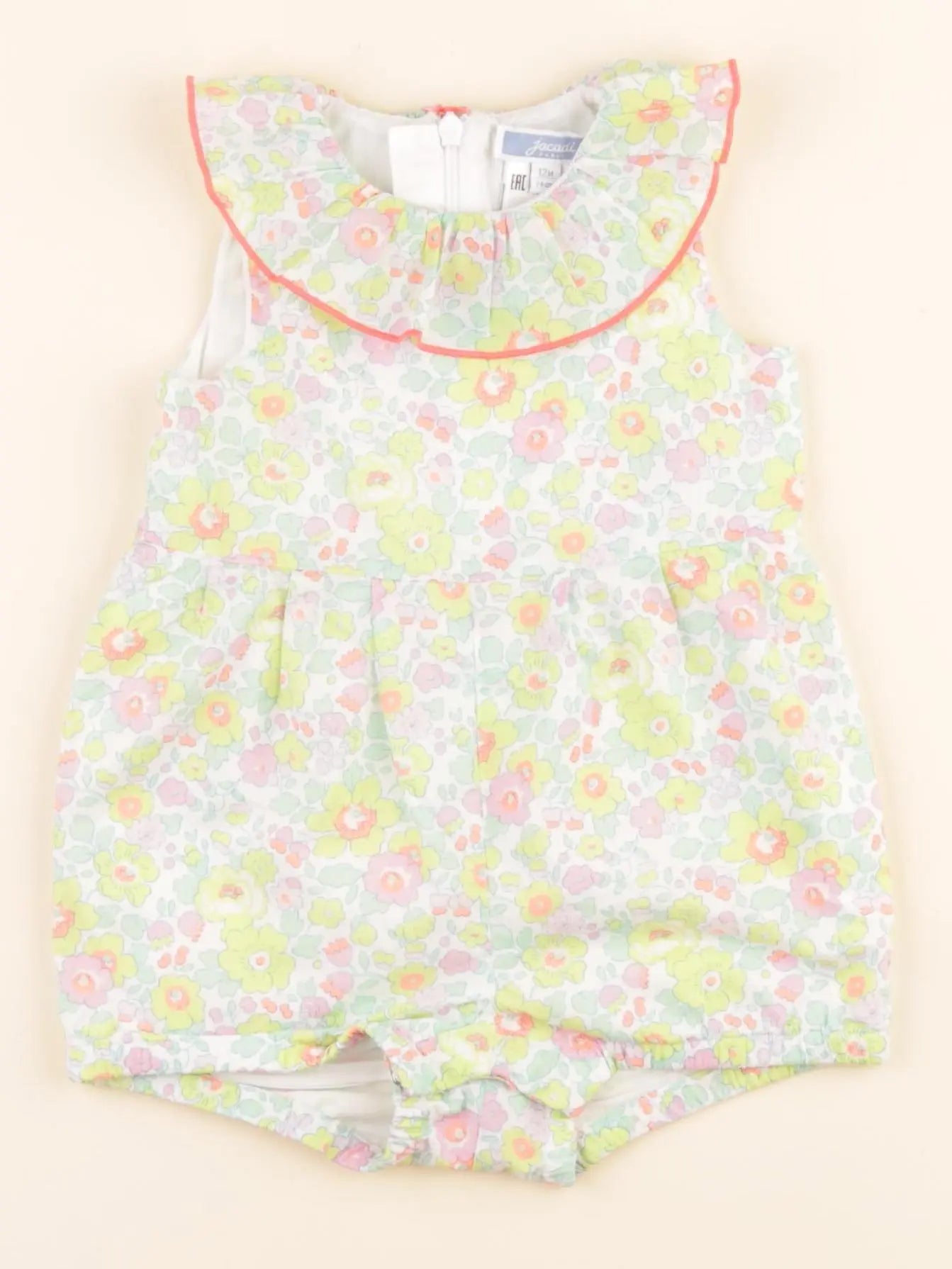 Jacadi - combinaison liberty vert - 12 mois