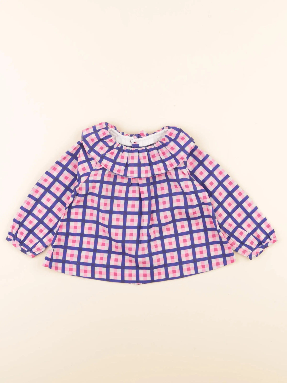 Jacadi - blouse bleu - 18 mois
