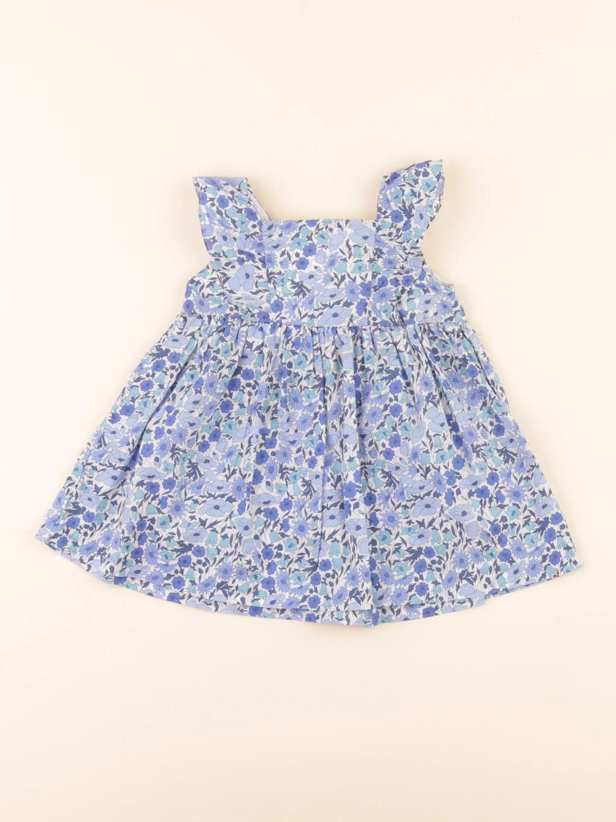 Jacadi - robe liberty bleu - 6 mois