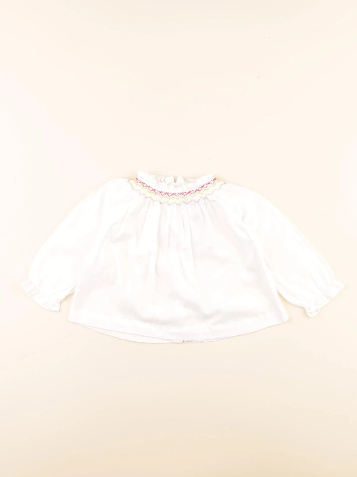 Jacadi - blouse blanc - 18 mois