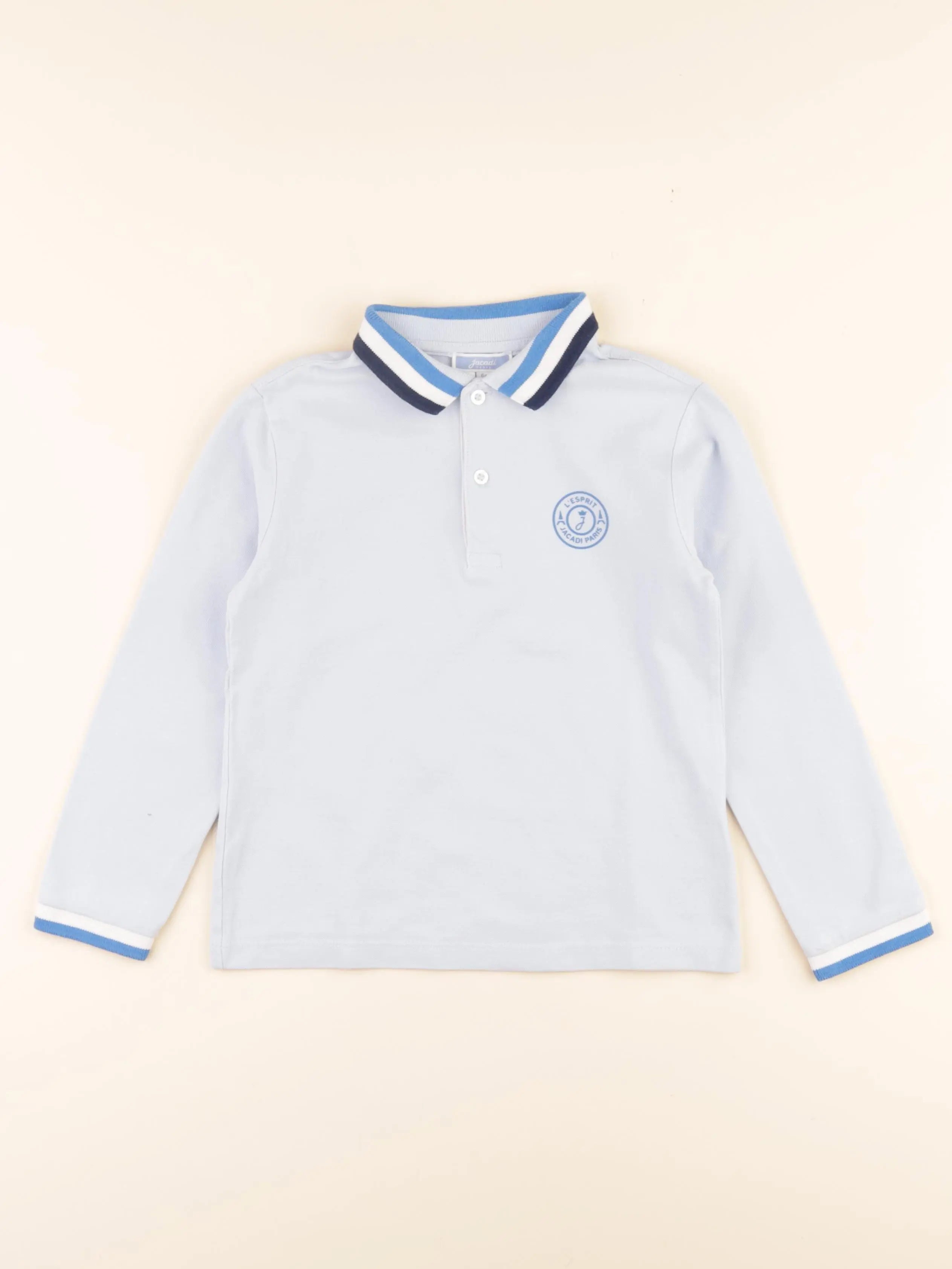 Jacadi - polo bleu - 6 ans