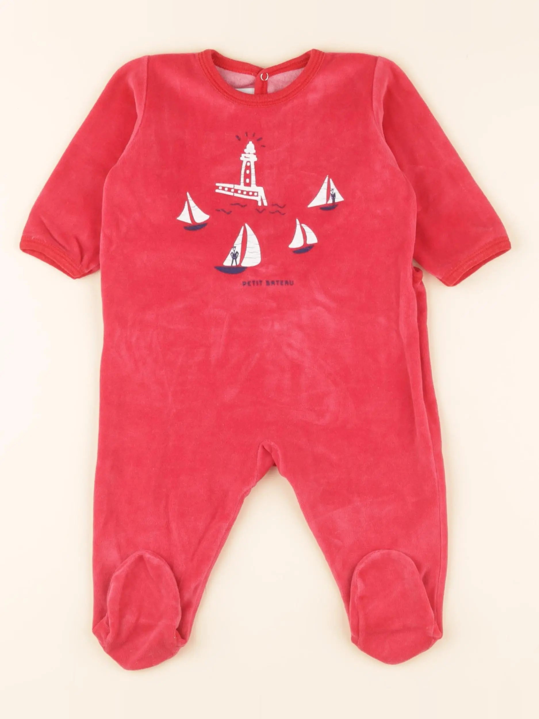 Pyjama velours rouge