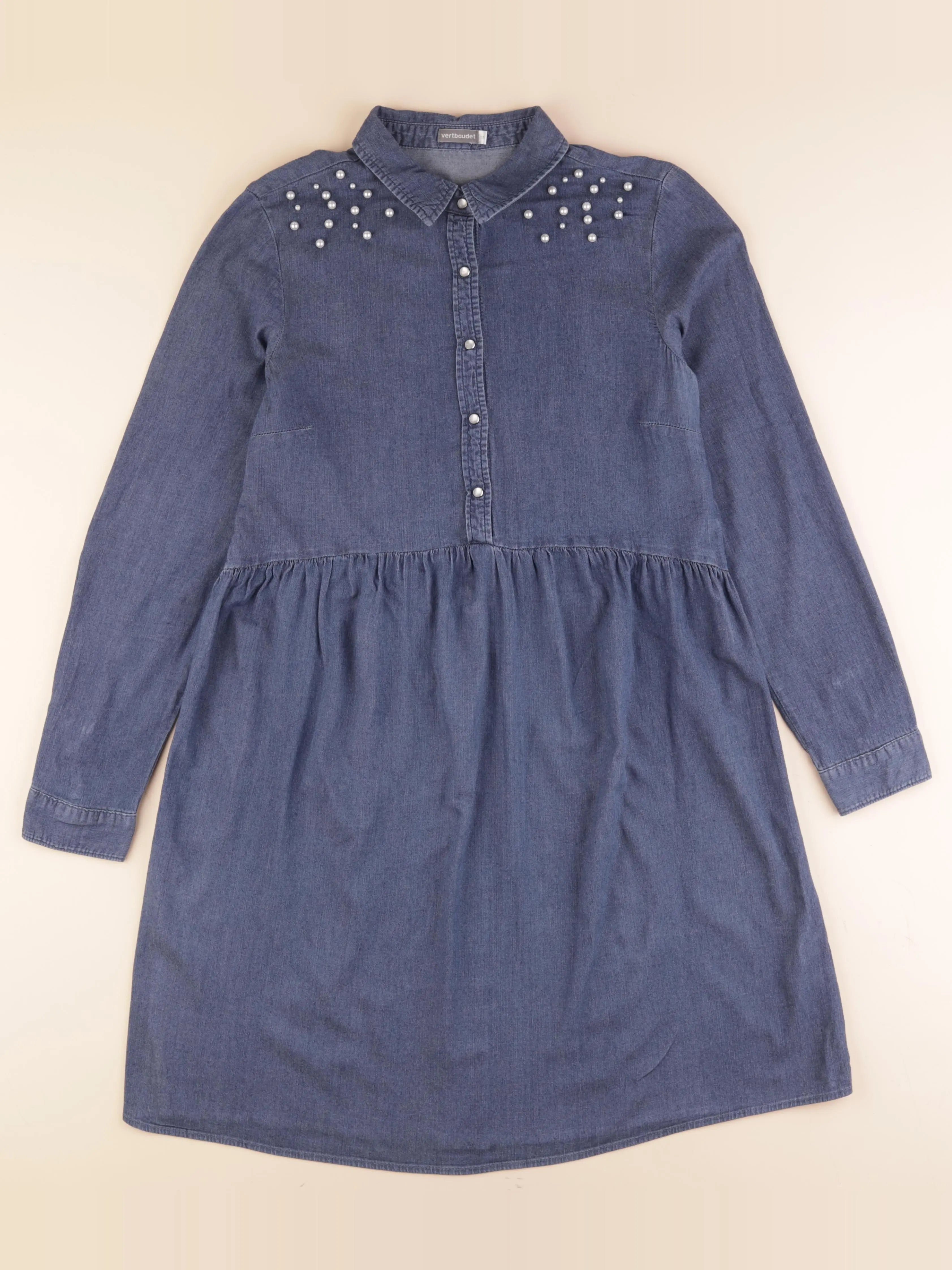 Vertbaudet - robe grossesse bleu - 38