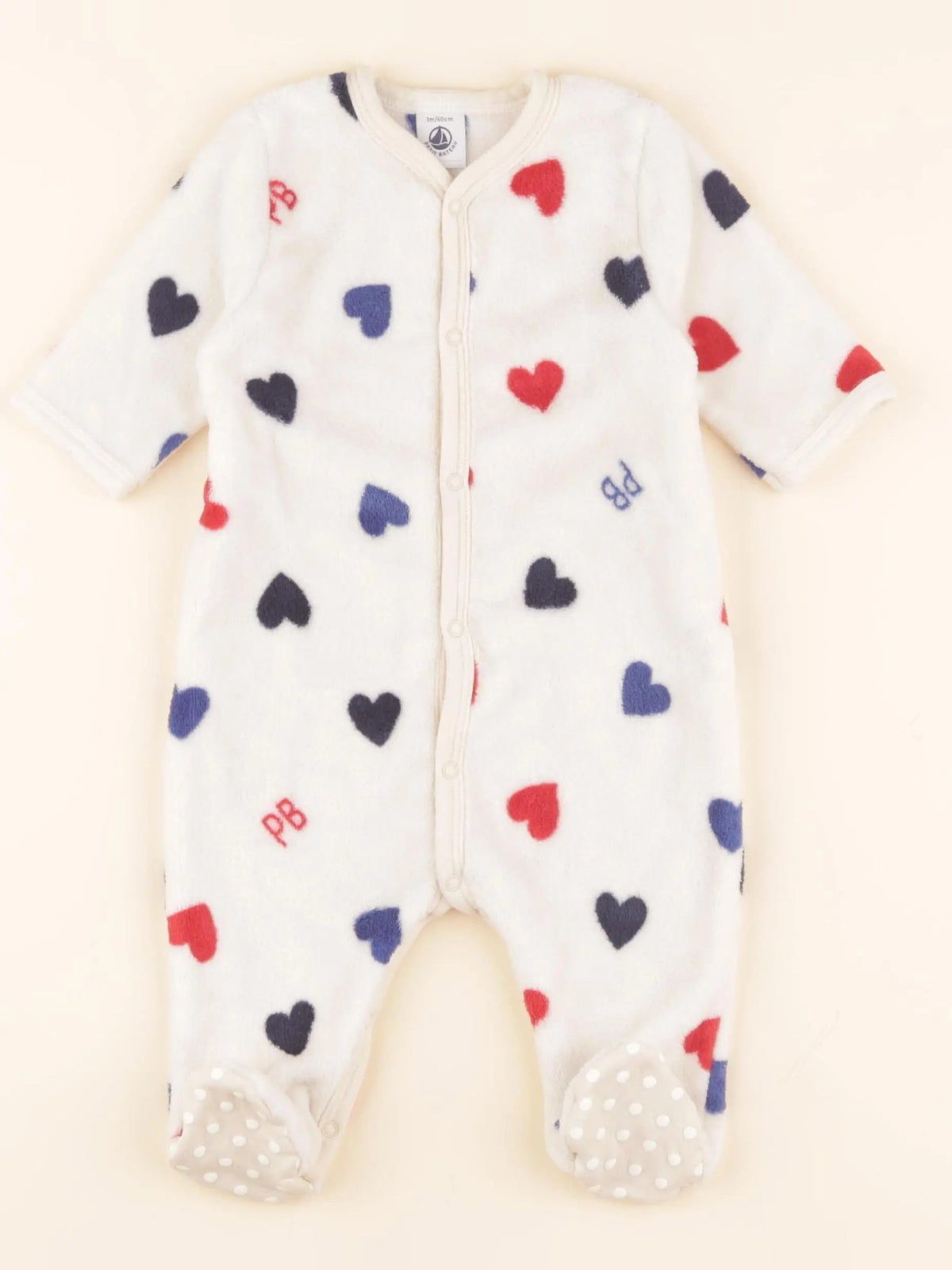 Pyjama velours multicolore