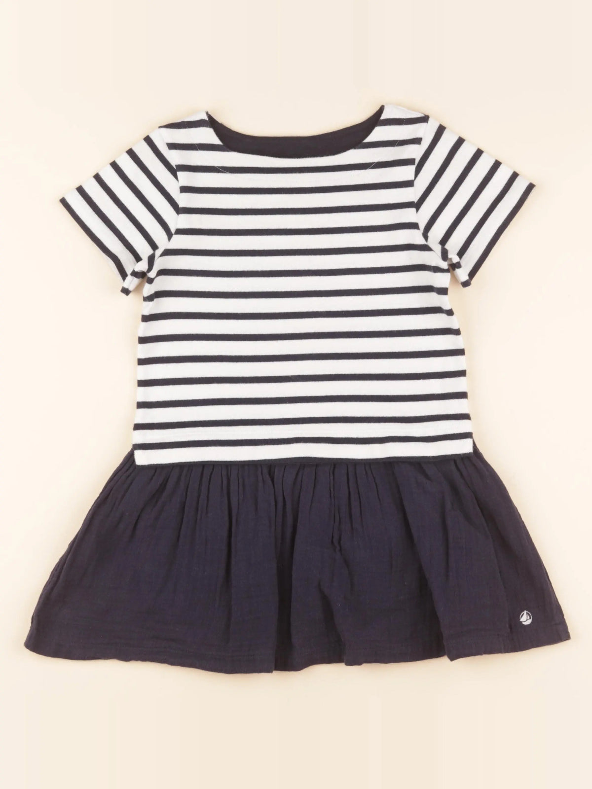 Robe blanc, bleu
