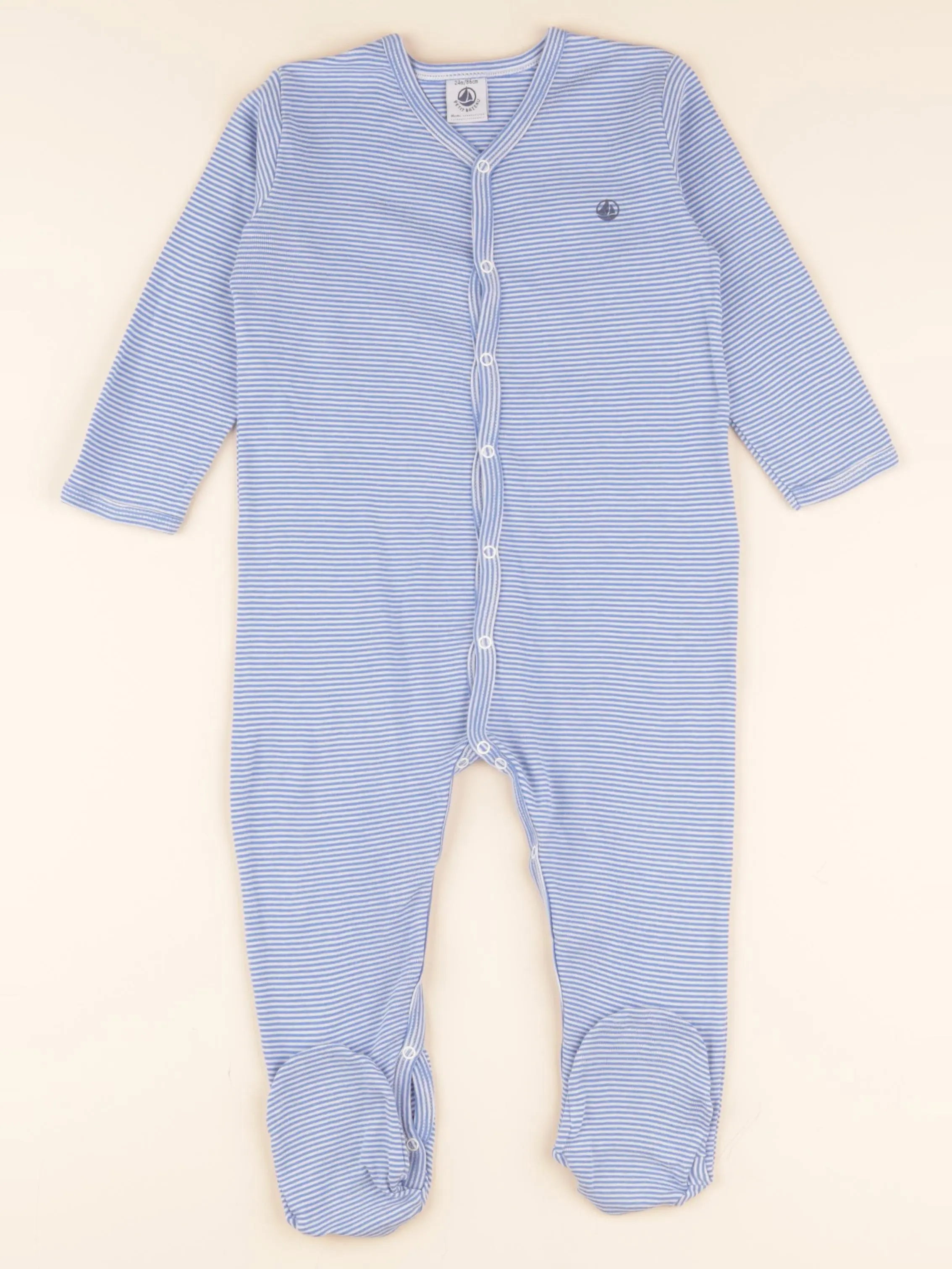 Pyjama coton bleu
