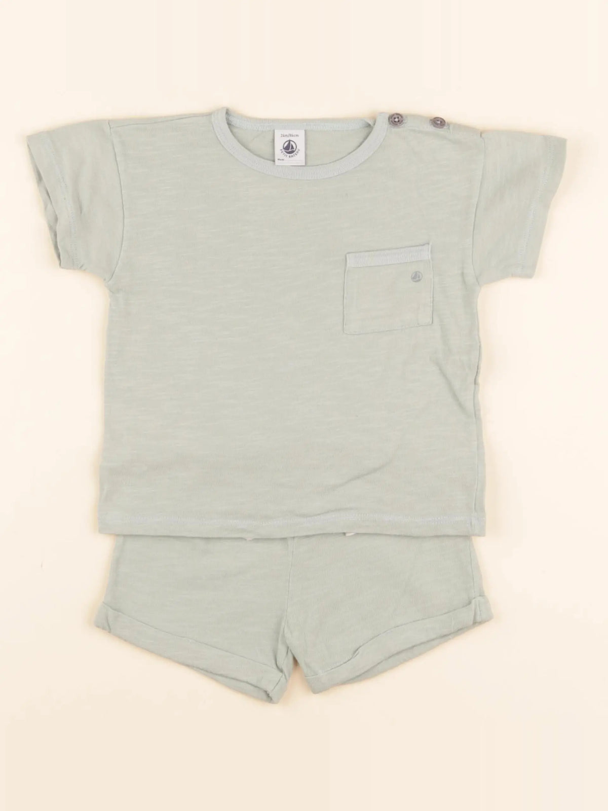 Pyjama coton vert
