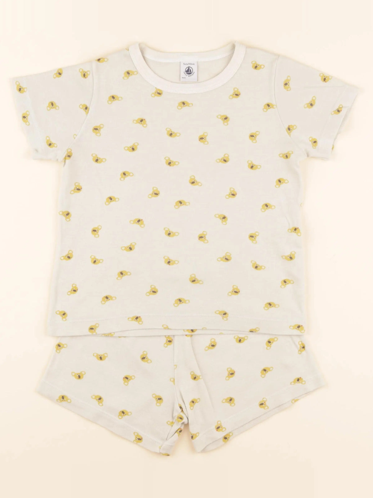 Pyjama coton beige