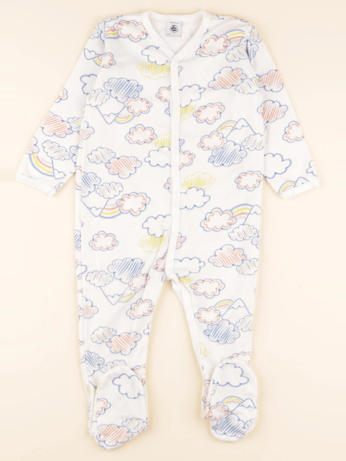 Pyjama coton blanc