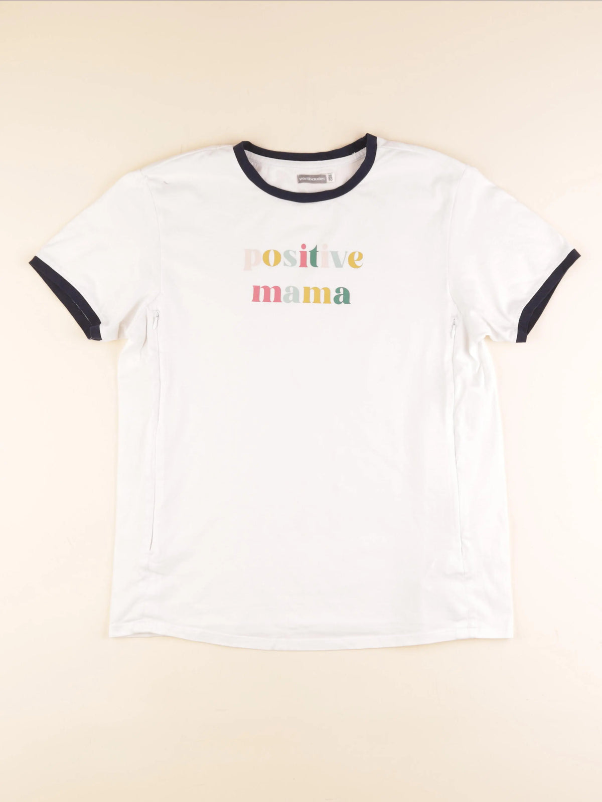 Vertbaudet - tee-shirt allaitement blanc - 38 à 40
