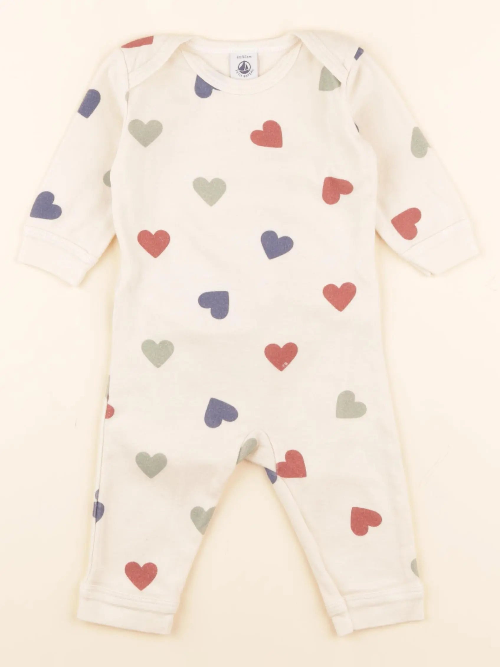 Pyjama coton beige