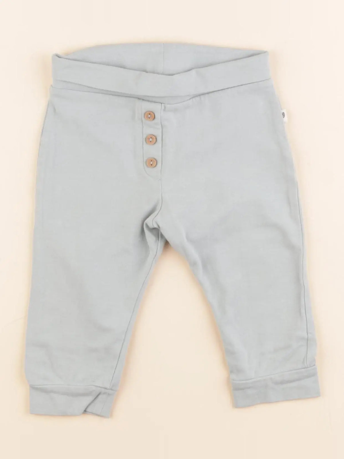 Vertbaudet - legging bleu - 9 mois