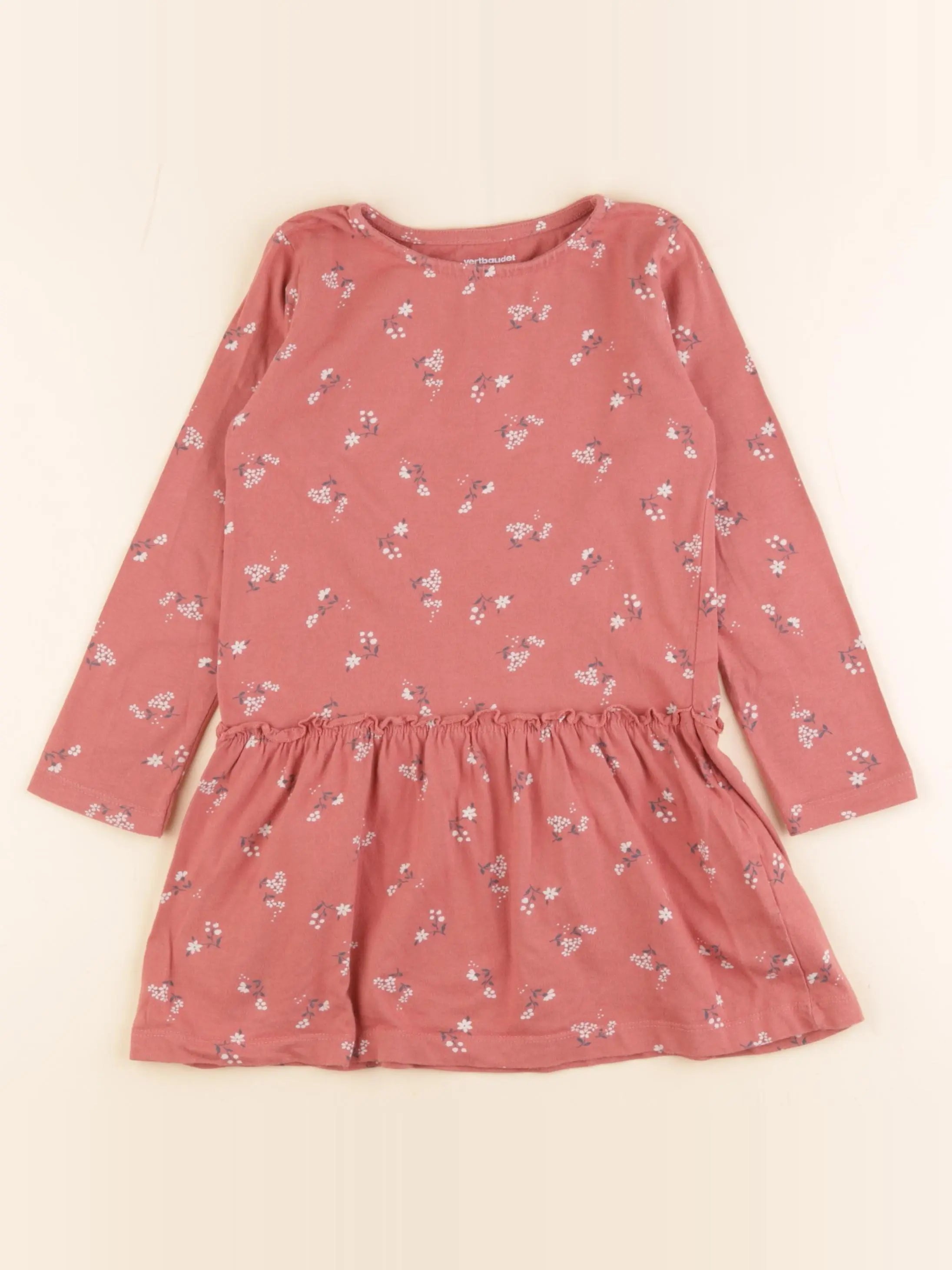 Vertbaudet - robe rose - 4 ans