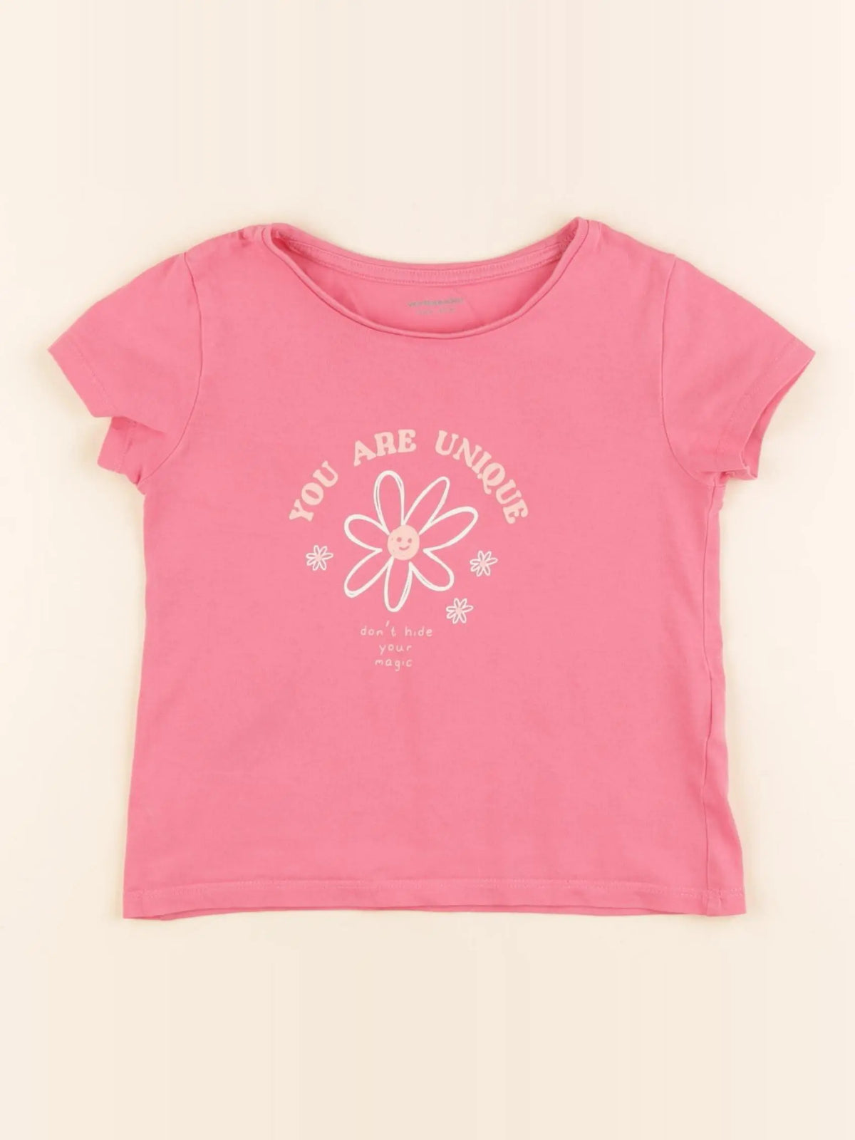 Vertbaudet - tee-shirt rose - 3 ans
