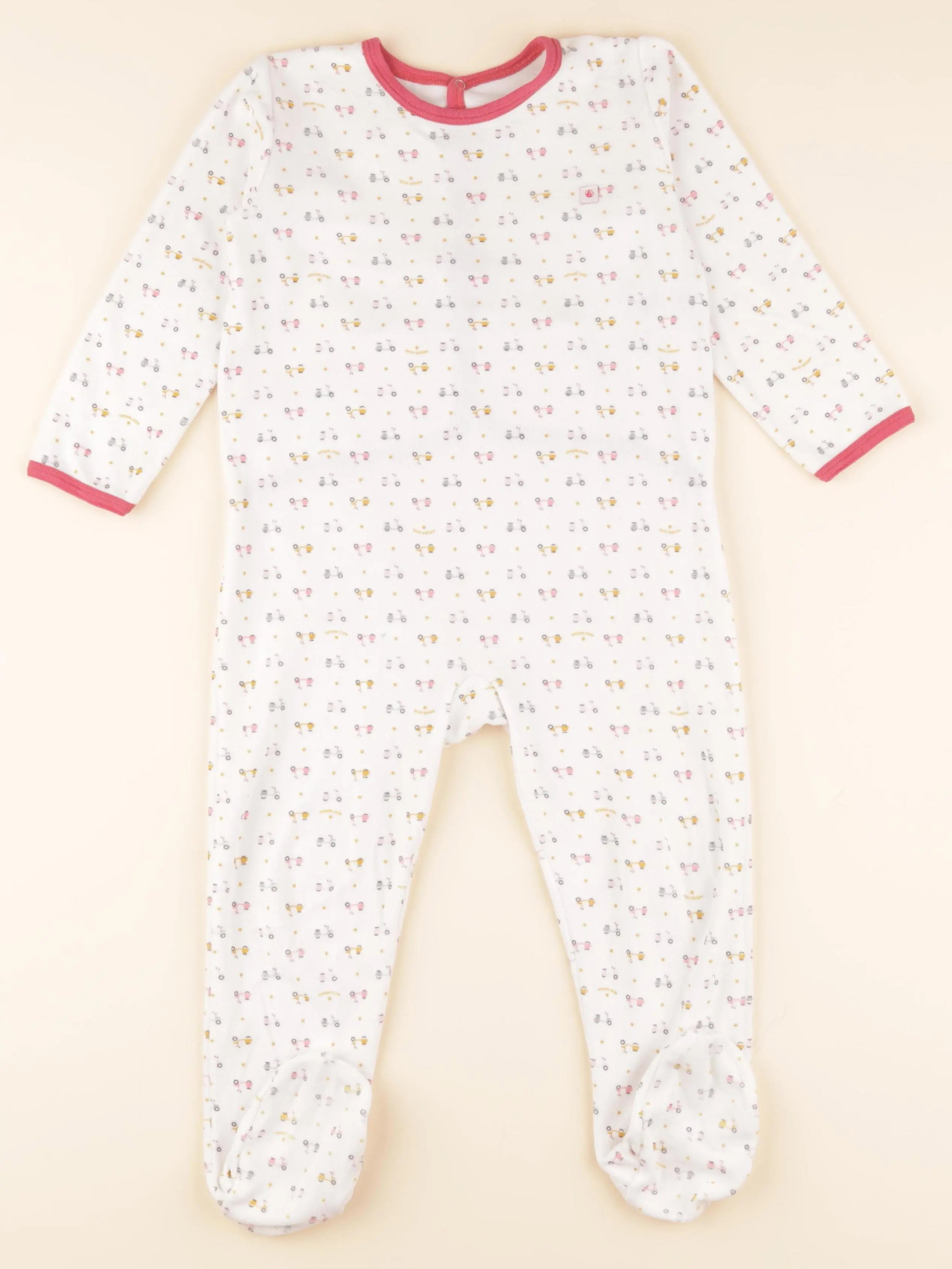 Pyjama velours blanc