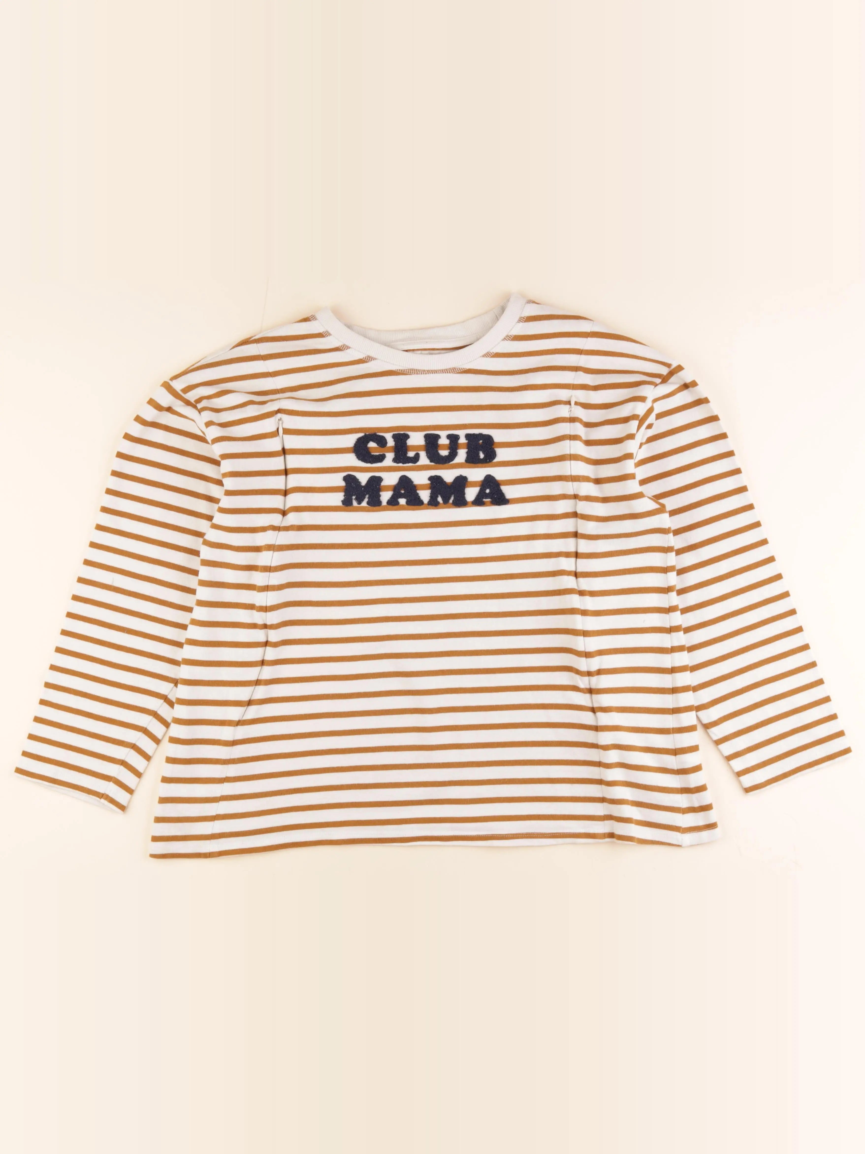 Vertbaudet - tee-shirt allaitement beige, marron - 38 à 40