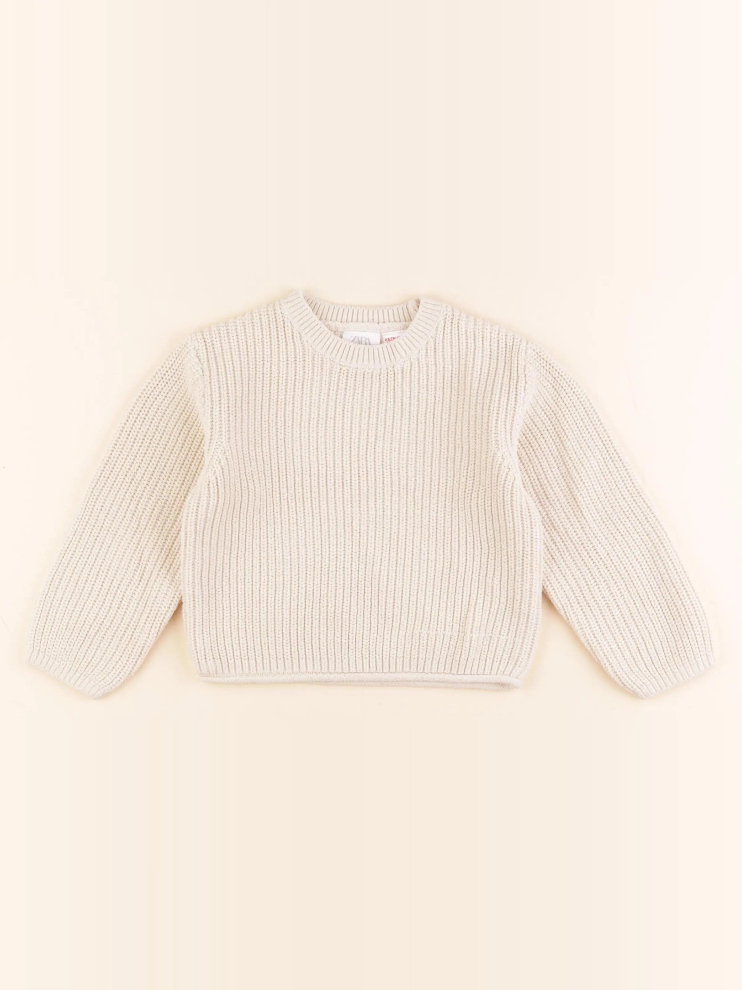 Zara - pull beige - 3 ans