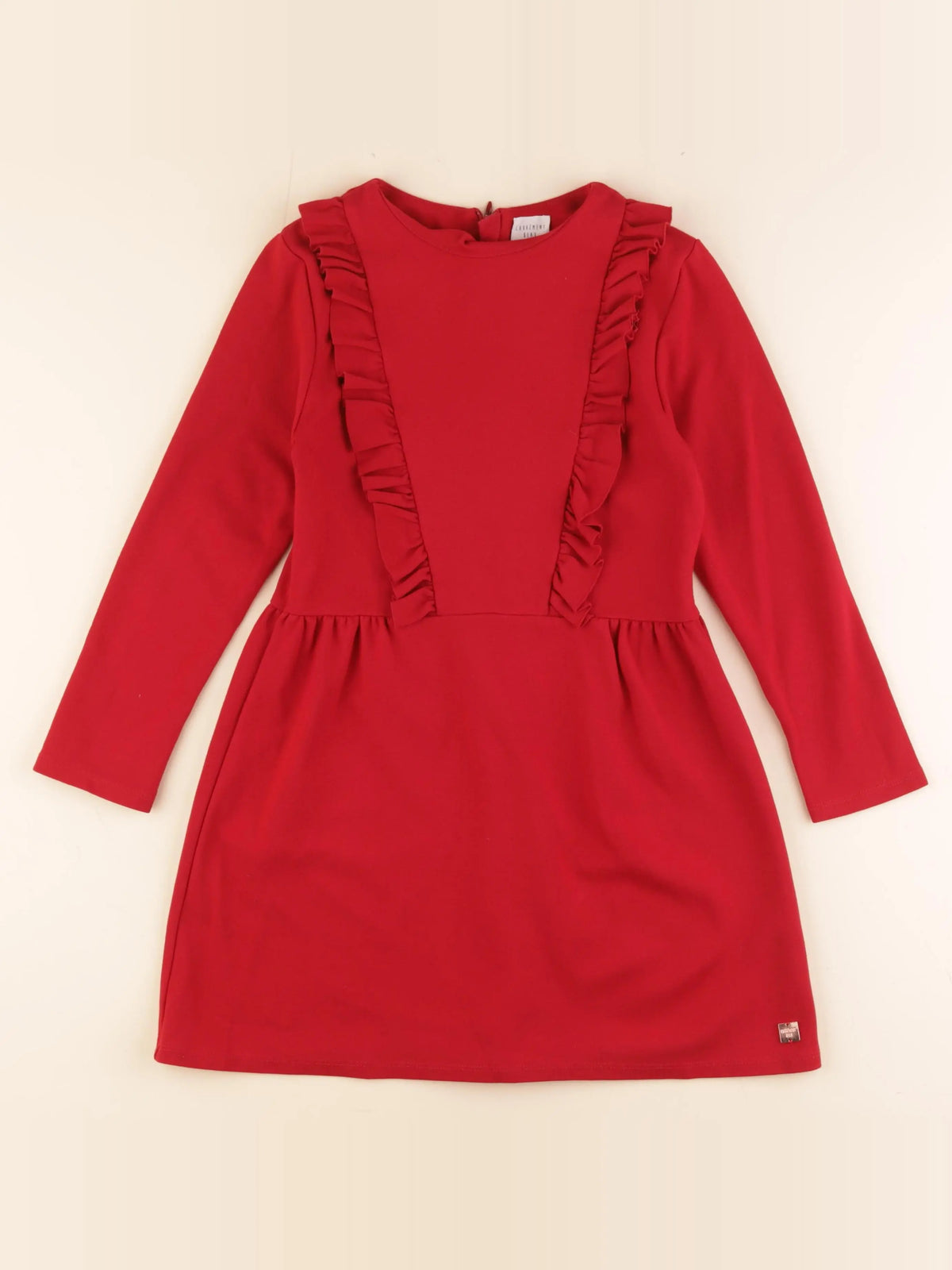 Carrément Beau - robe rouge - 8 ans