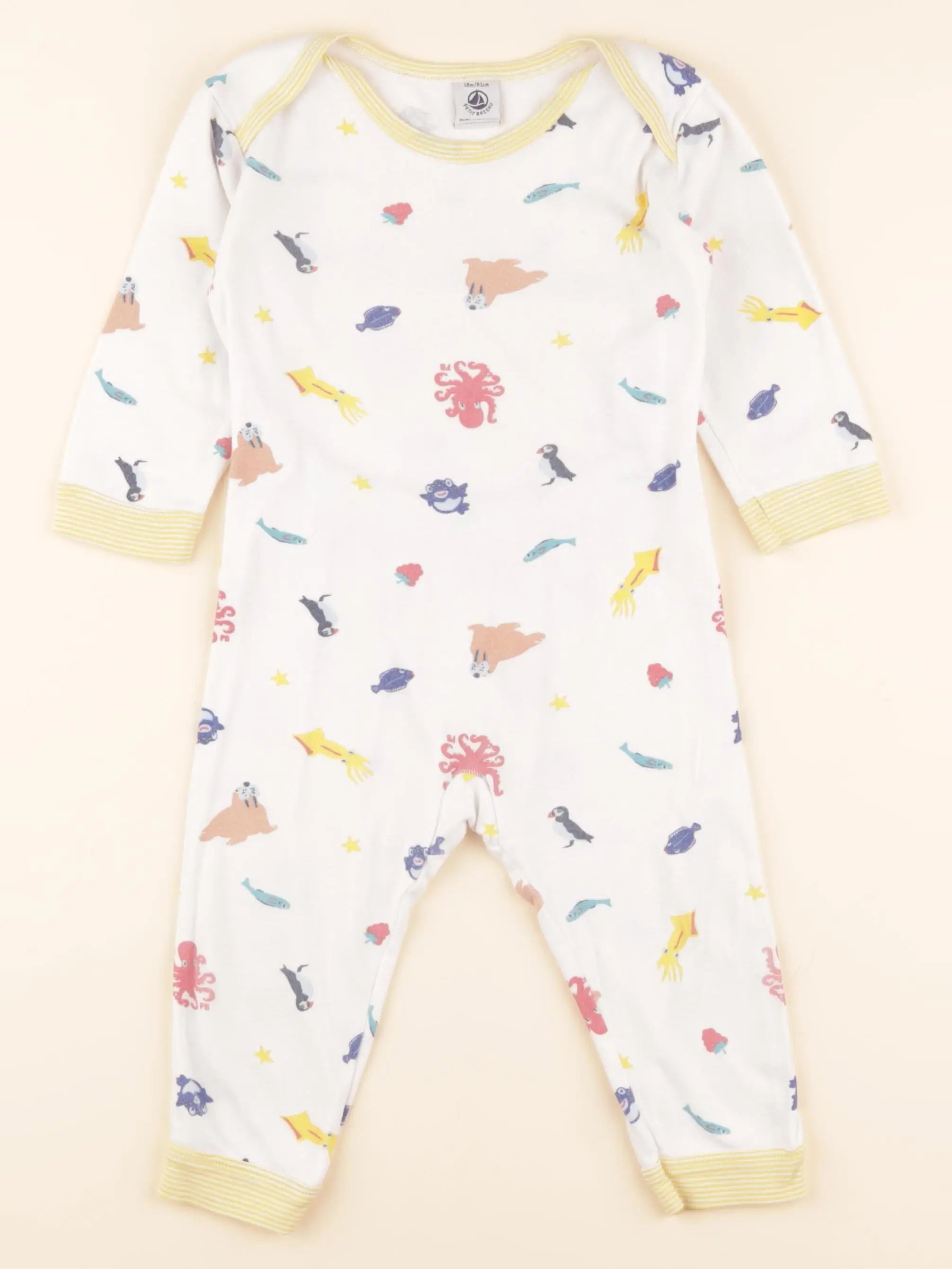 Pyjama coton blanc