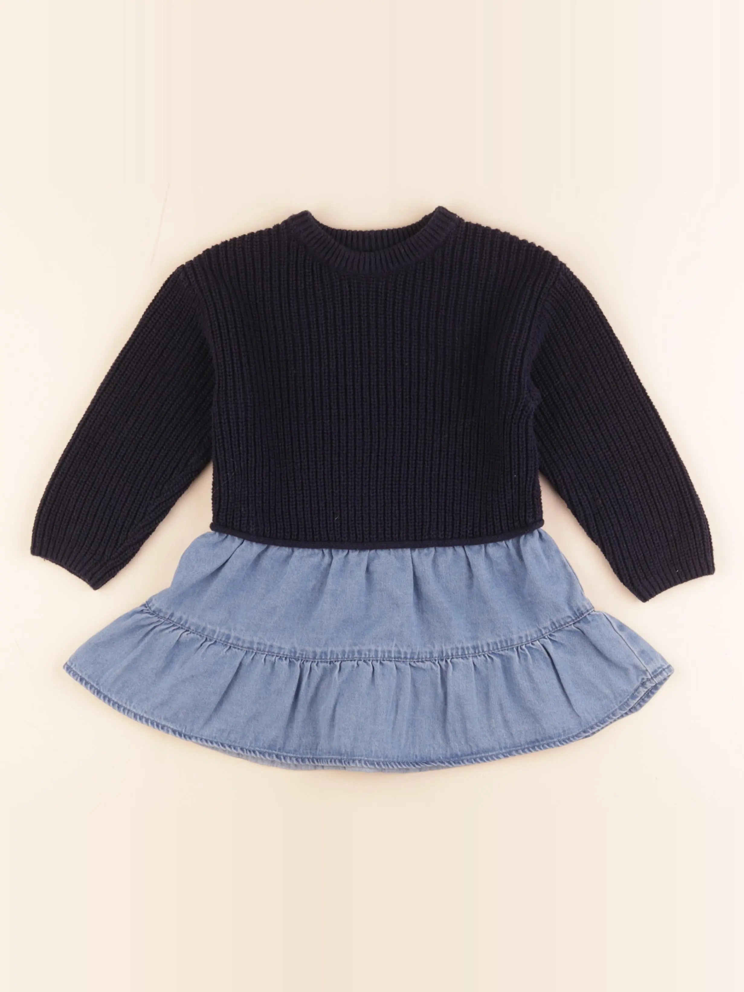 Zara - robe bleu - 3 ans