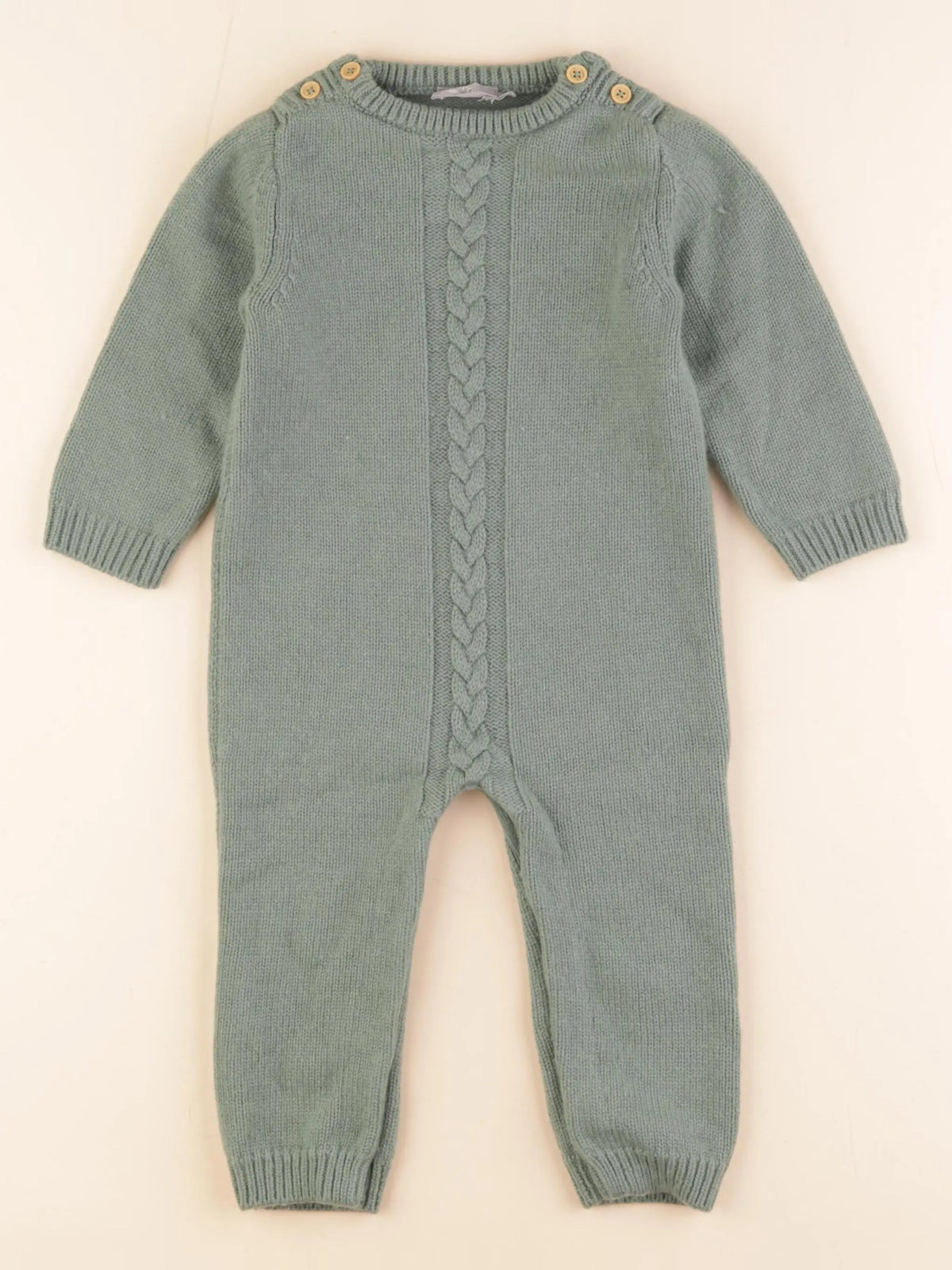 Boutchou - combinaison vert - 18 mois