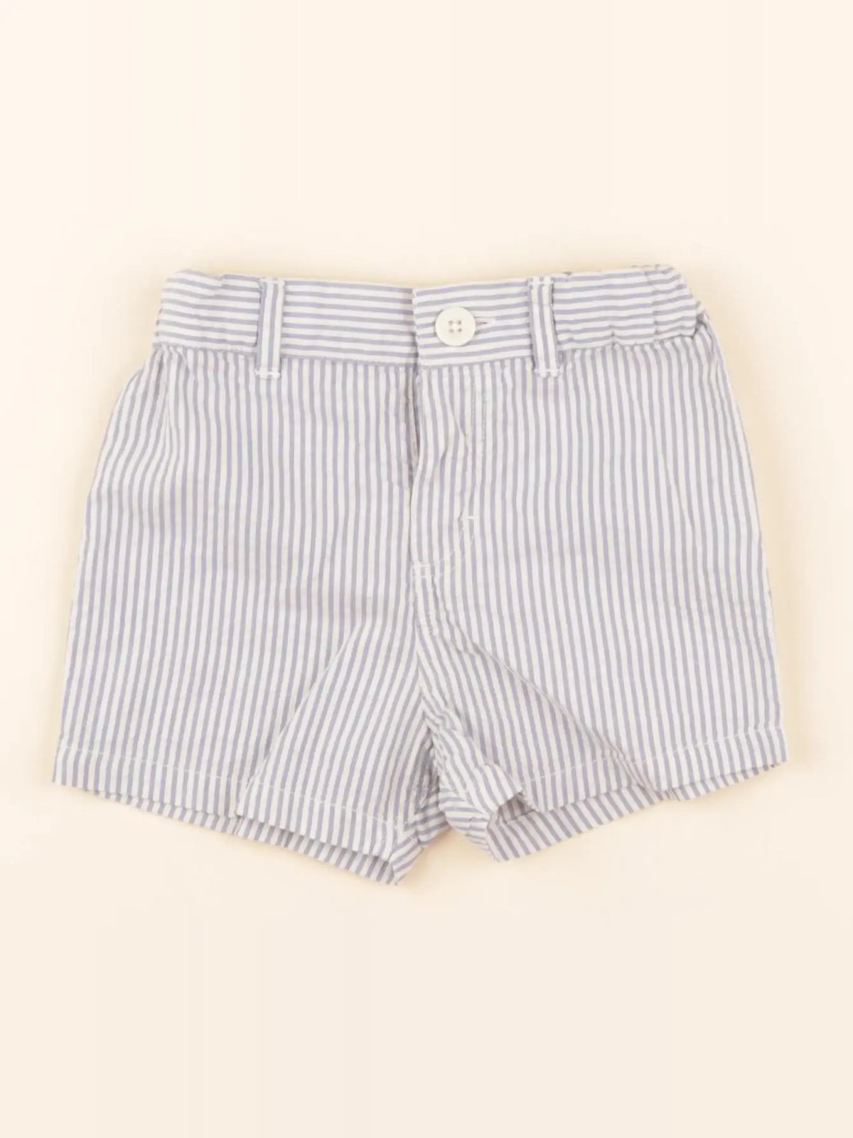 Short blanc, bleu