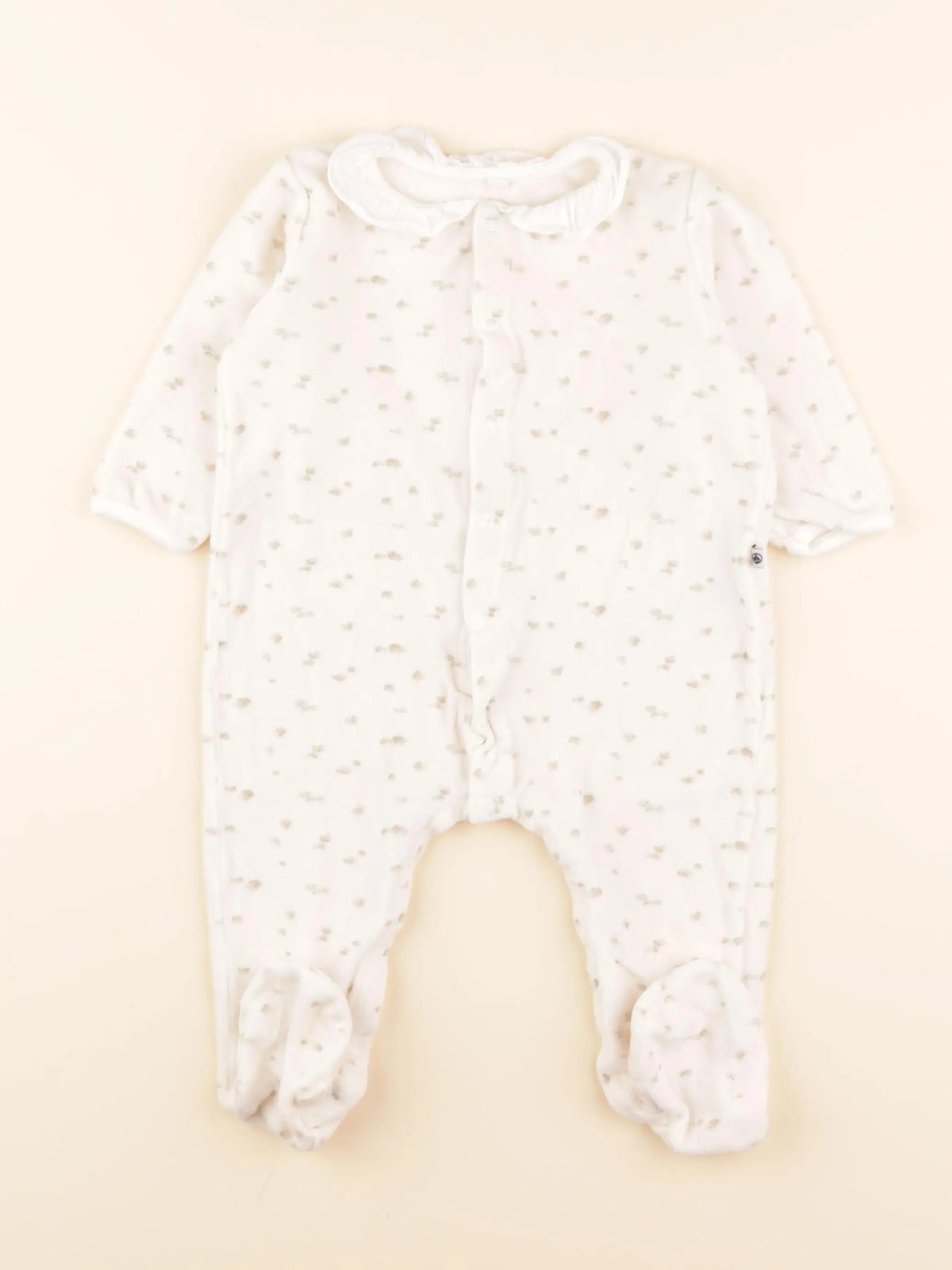 Pyjama velours beige