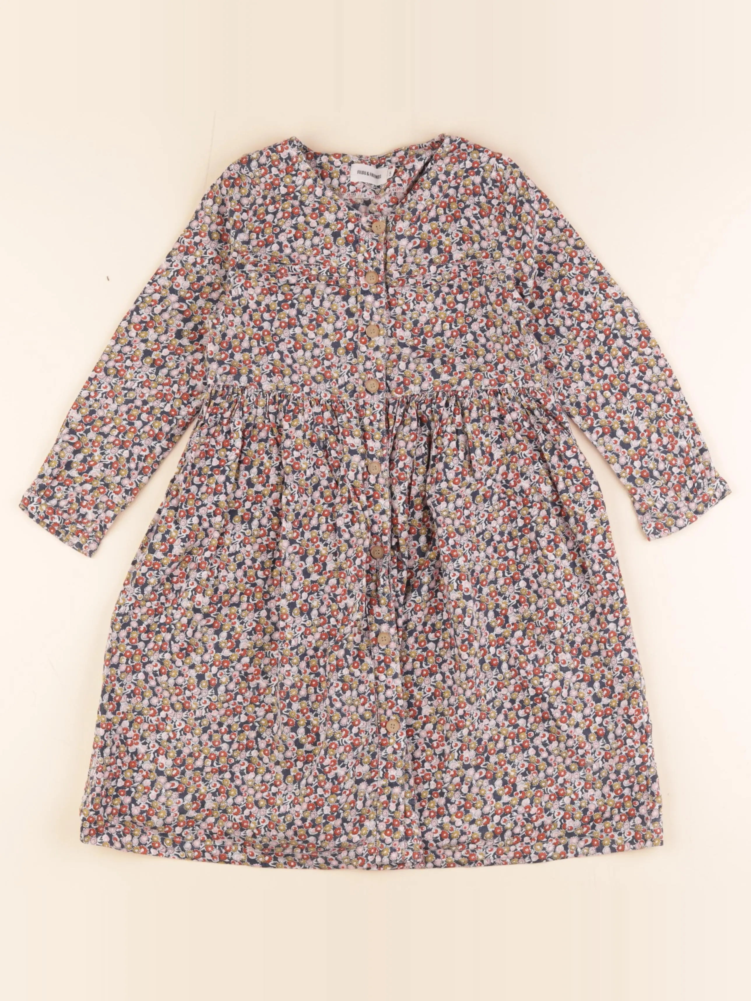 Filou & Friends - robe multicolore - 5 ans