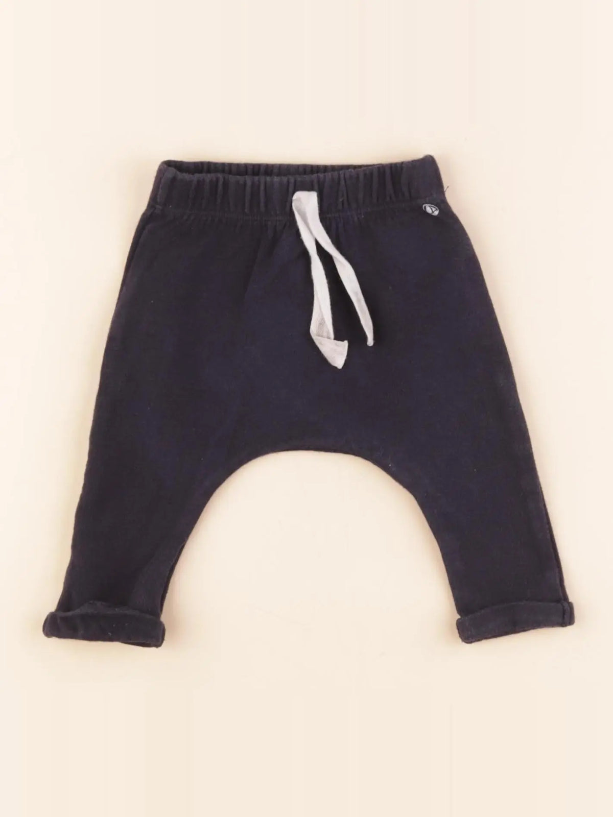 Petit Bateau - sarouel bleu - 3 mois