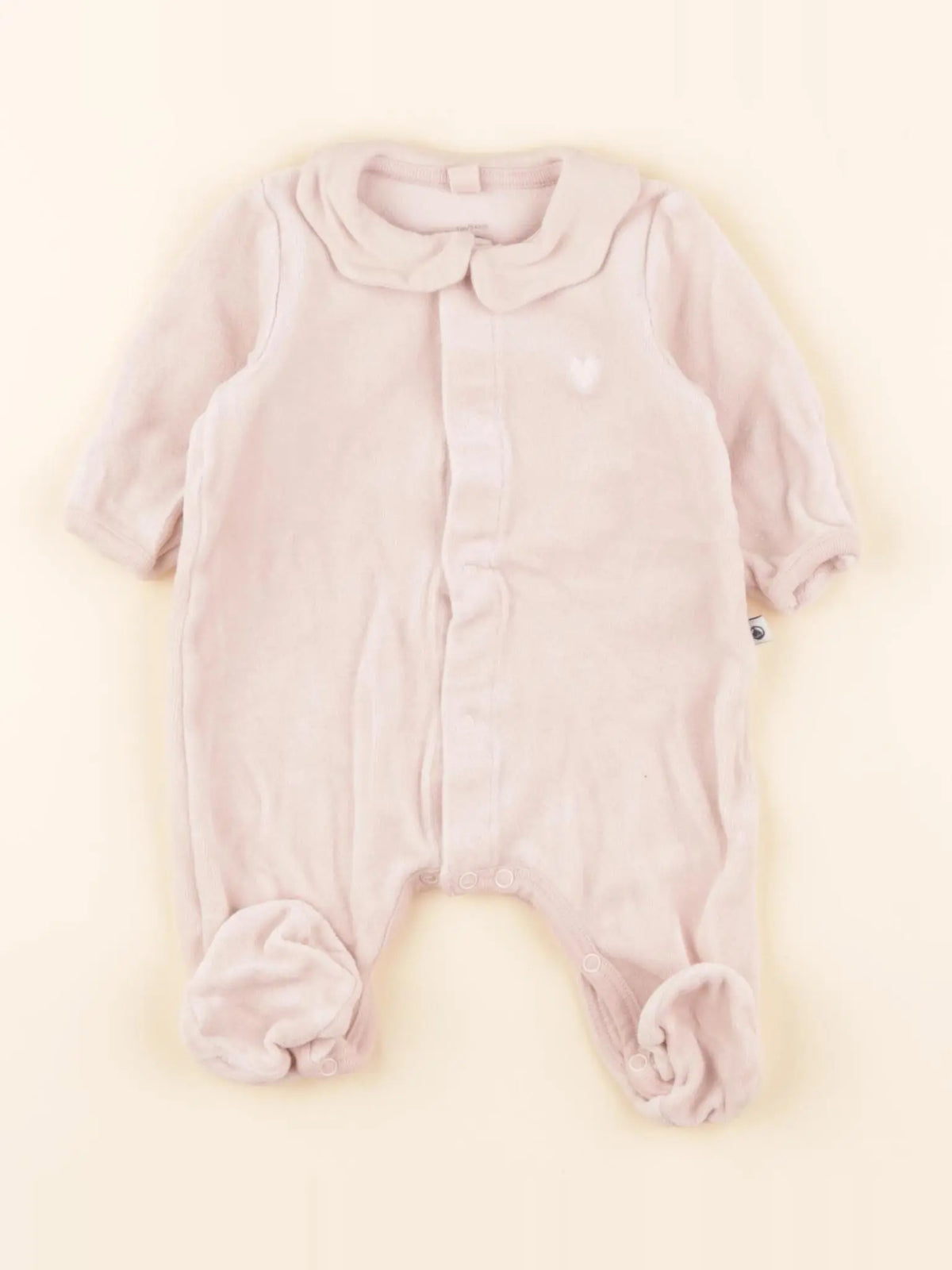 Pyjama velours rose