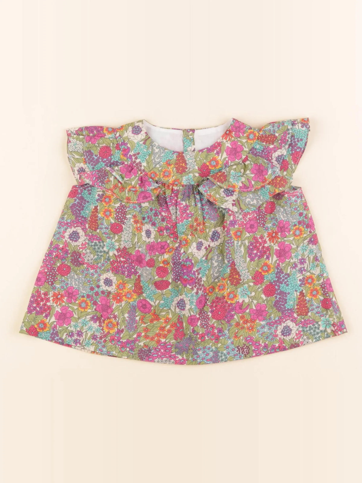 Jacadi - blouse liberty multicolore - 18 mois