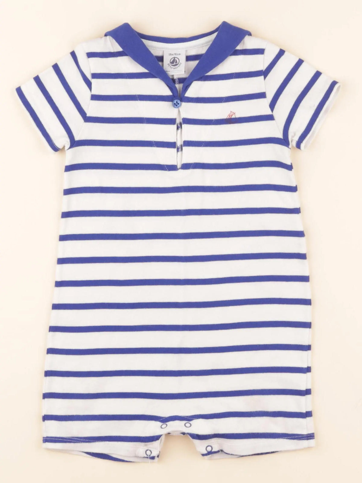 Combinaison bleu, blanc