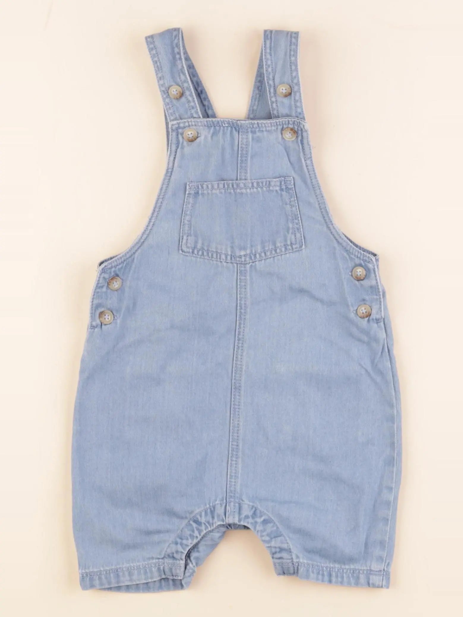 Petit Bateau - salopette bleu - 12 mois