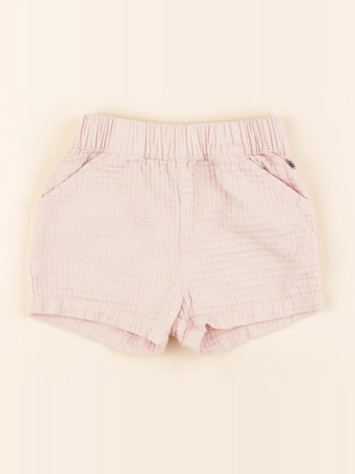 Petit Bateau - short rose - 12 mois