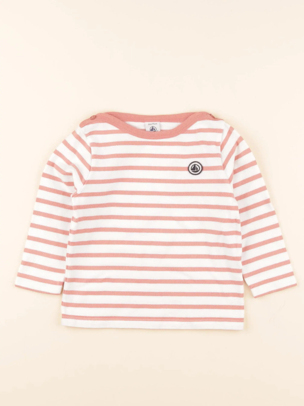 Tee-shirt blanc, rose