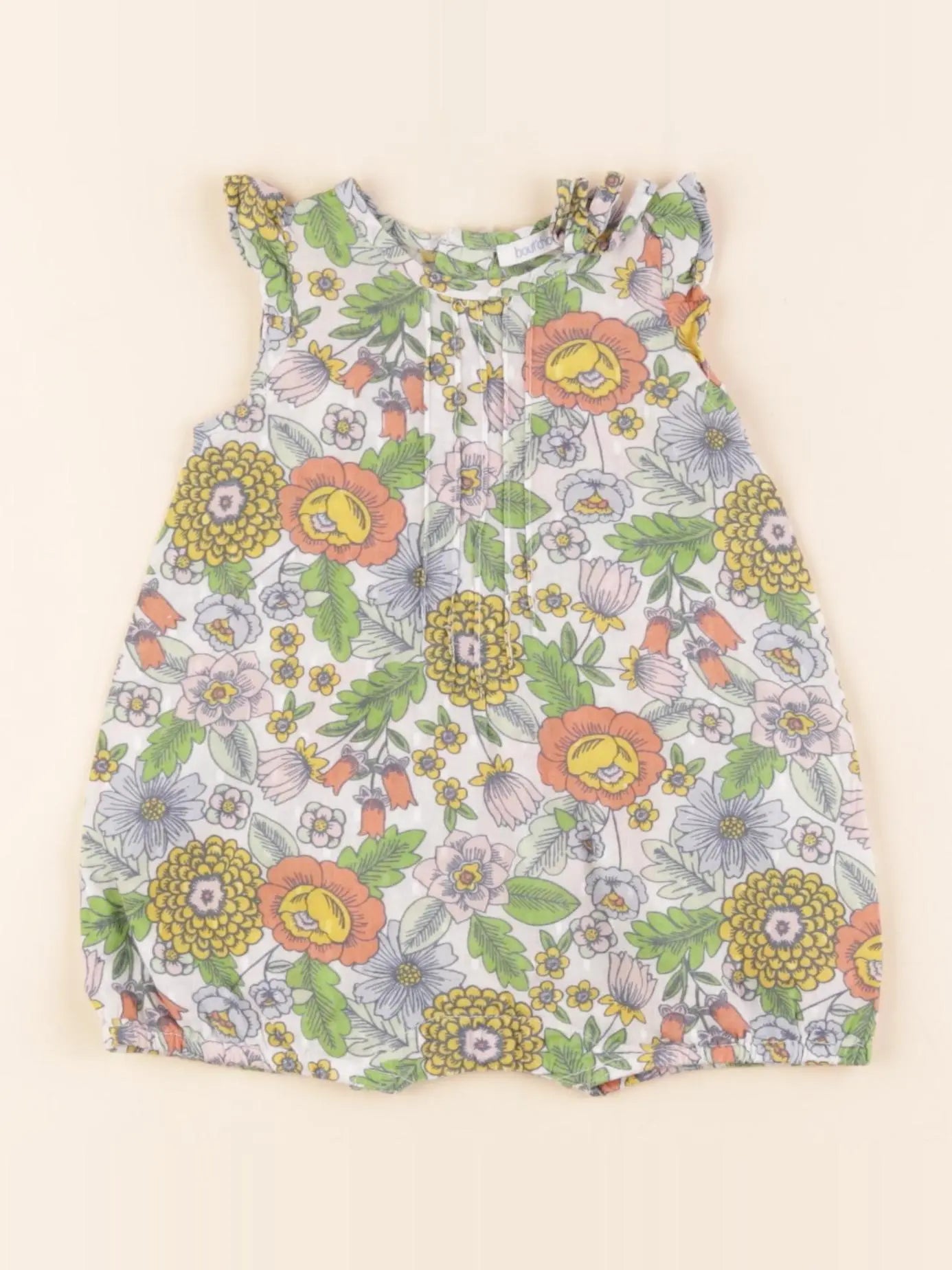 Boutchou - combinaison multicolore - 1 mois