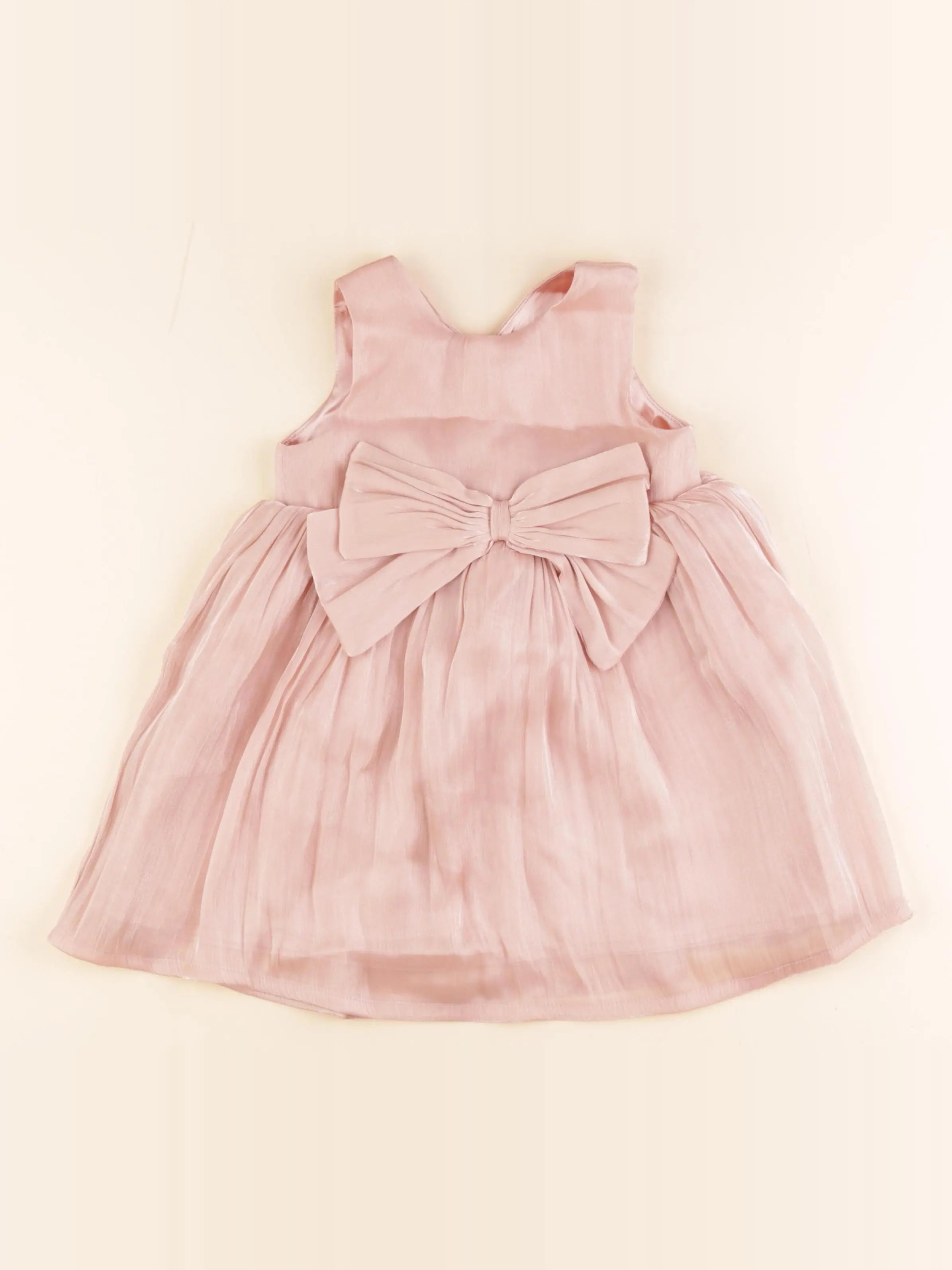 H&M - robe rose - 12/18 mois