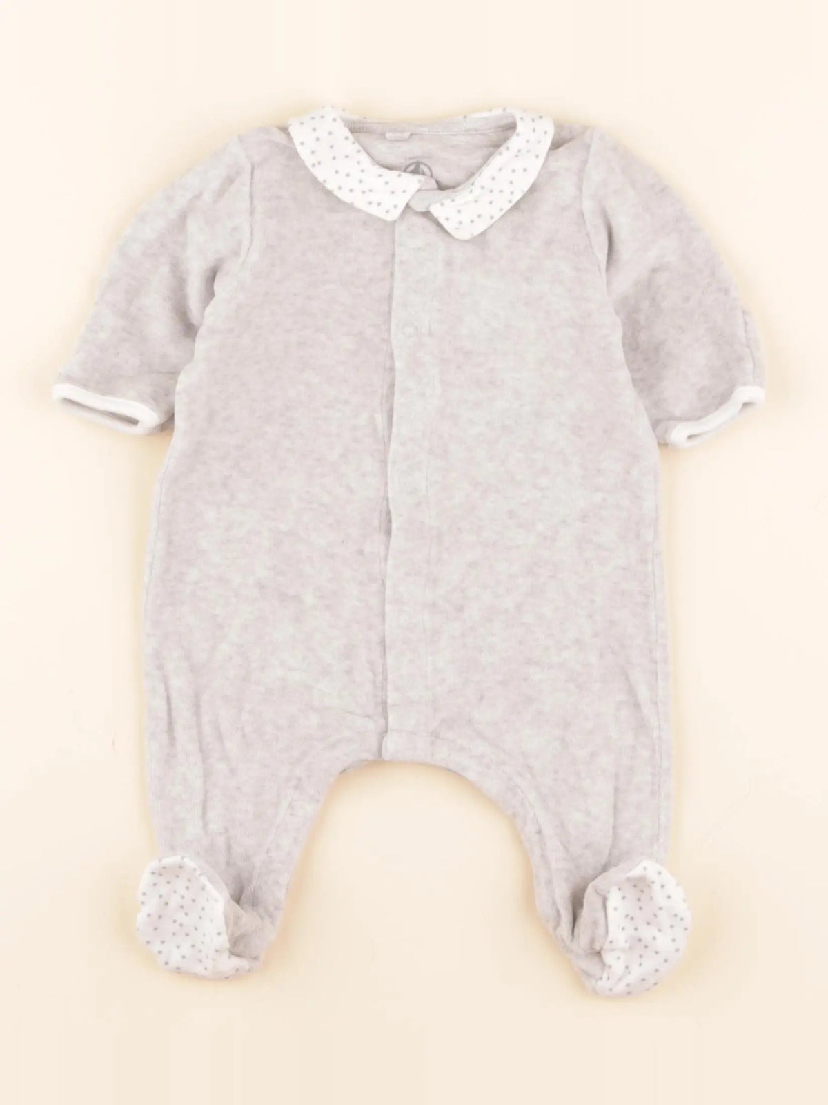 Pyjama velours gris