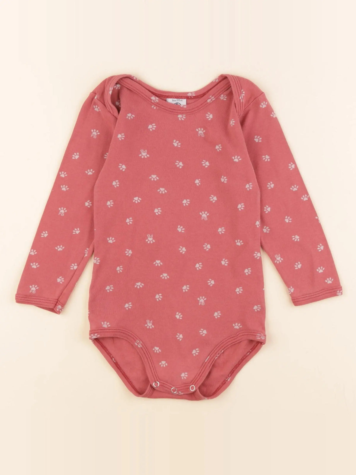 Petit Bateau - body rose - 3 ans