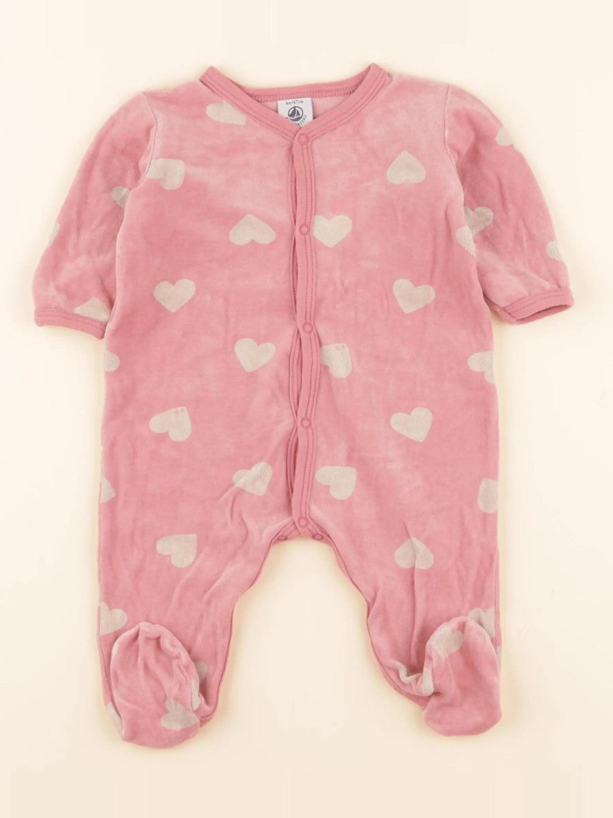 Pyjama velours rose